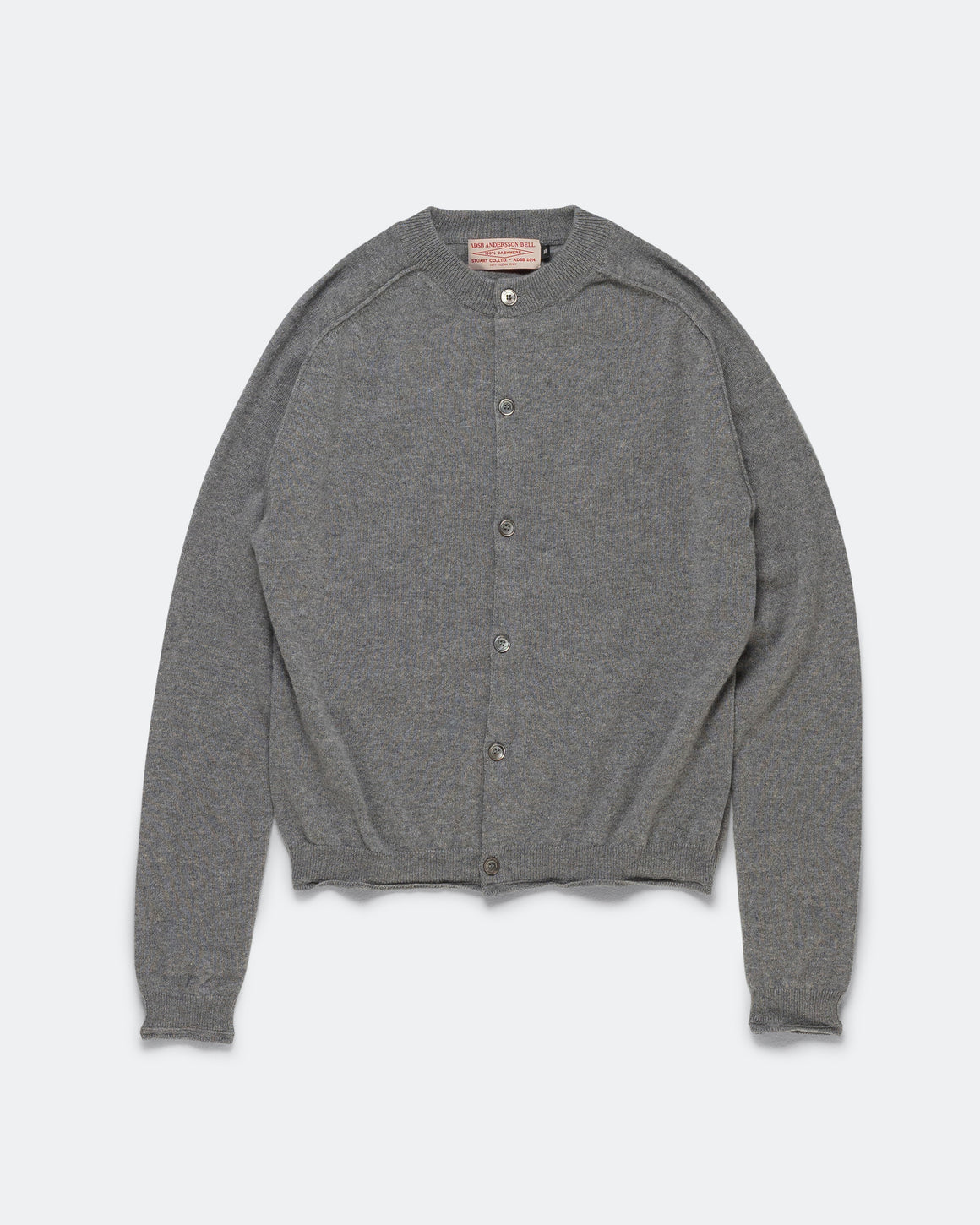 Andersson Bell - Shane Cashmere Crew-Neck Cardigan - Grey - UP THERE