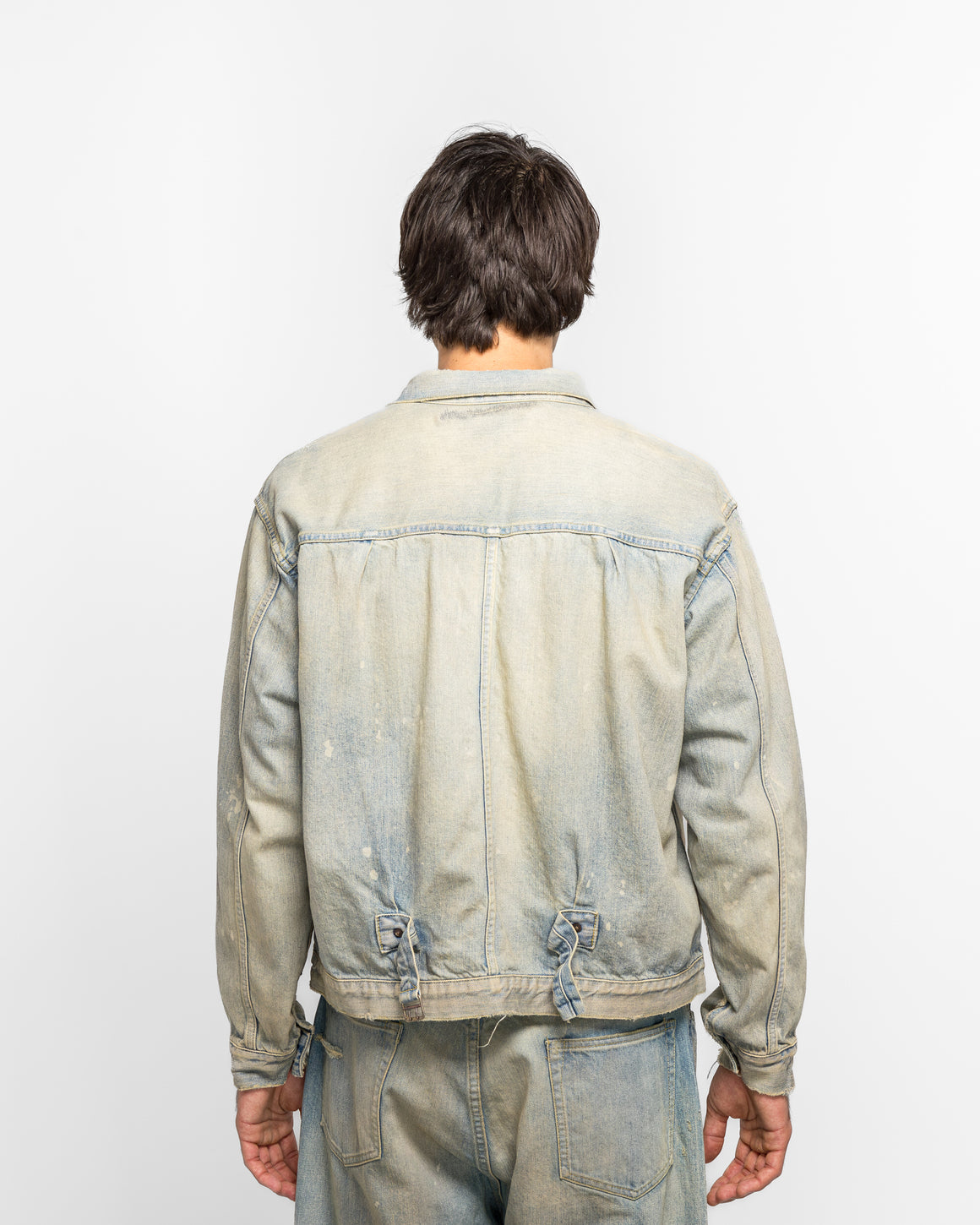 A.PRESSE - 1st Type Denim Jacket - Bleach - UP THERE