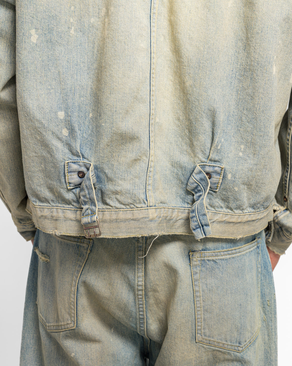 A.PRESSE - 1st Type Denim Jacket - Bleach - UP THERE