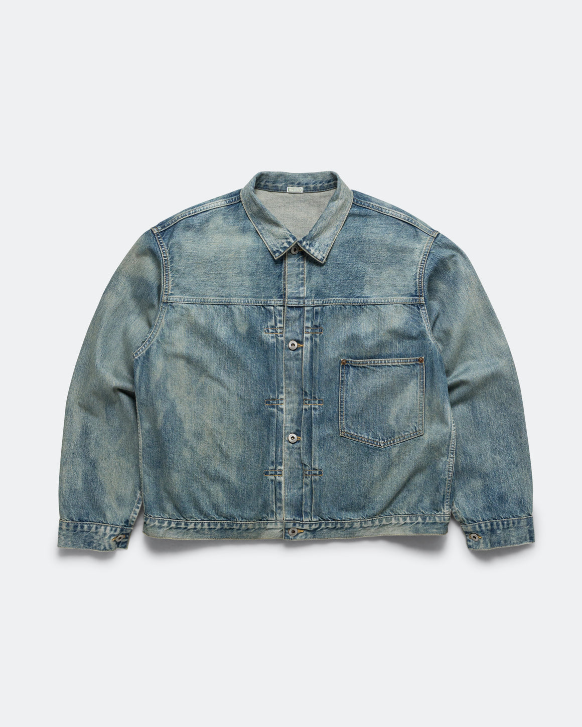 A.PRESSE - 1st Type Denim Jacket- Indigo - UP THERE