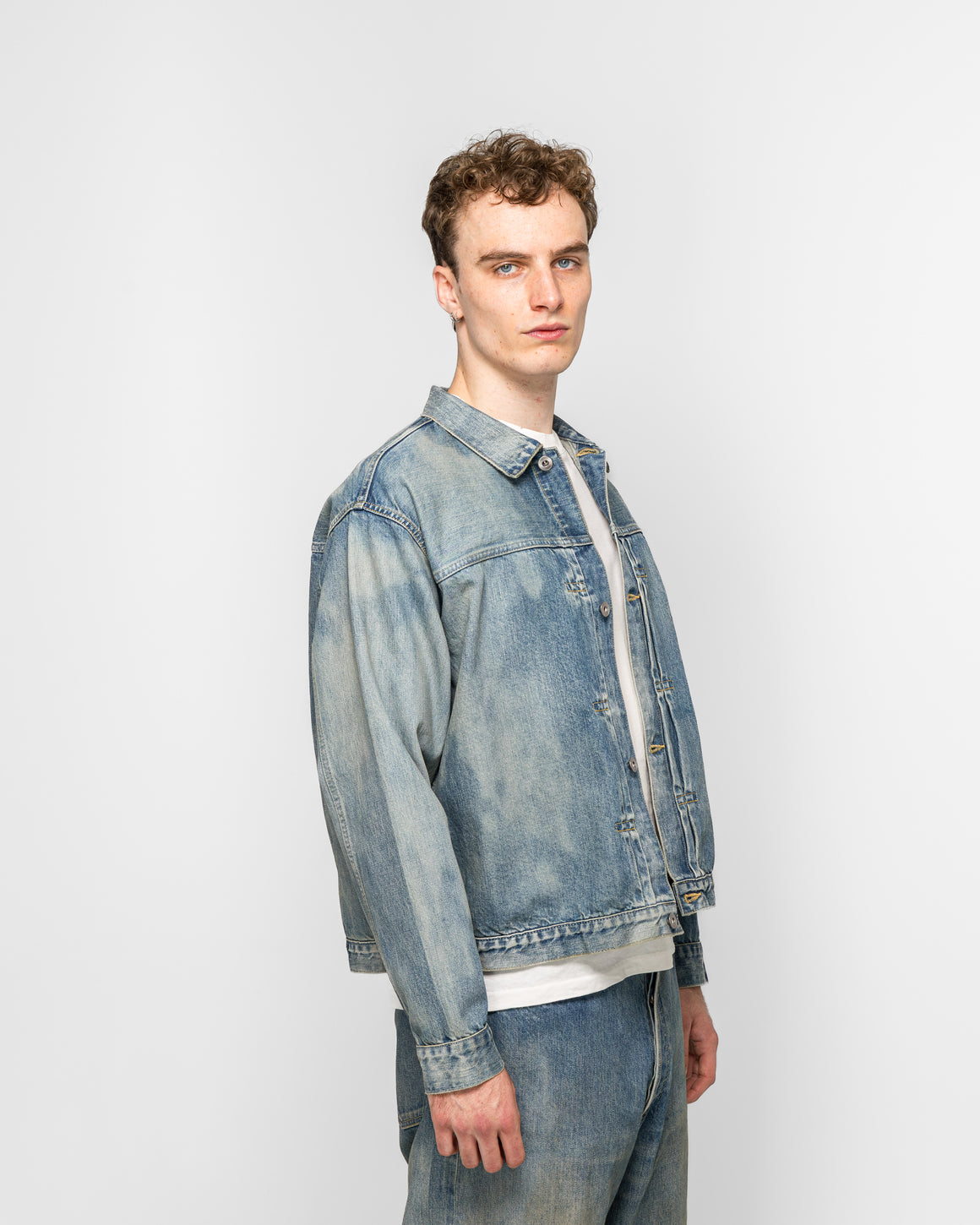 A.PRESSE - 1st Type Denim Jacket- Indigo - UP THERE