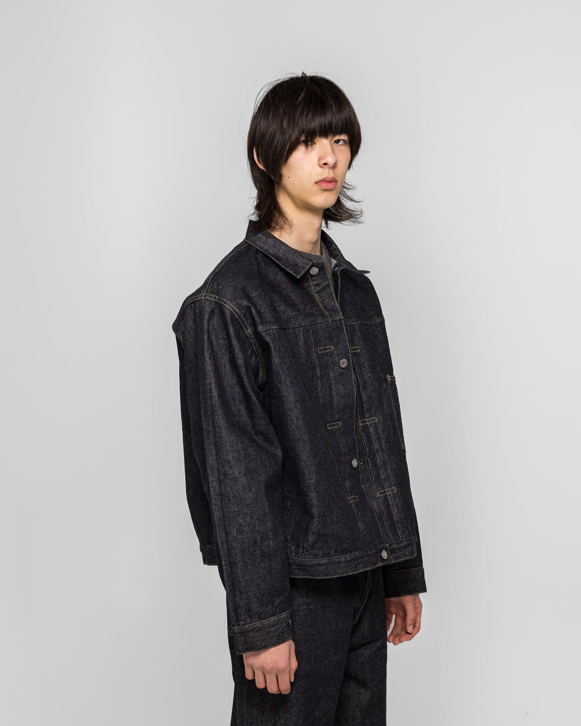 A.PRESSE - 1st Type Denim Jacket - One Wash - UP THERE
