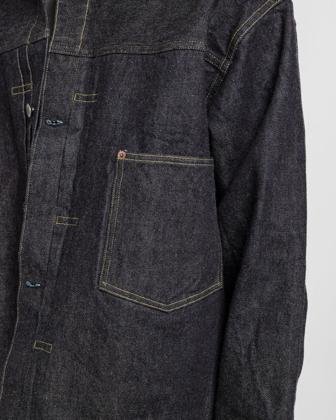 A.PRESSE - 1st Type Denim Jacket - One Wash - UP THERE
