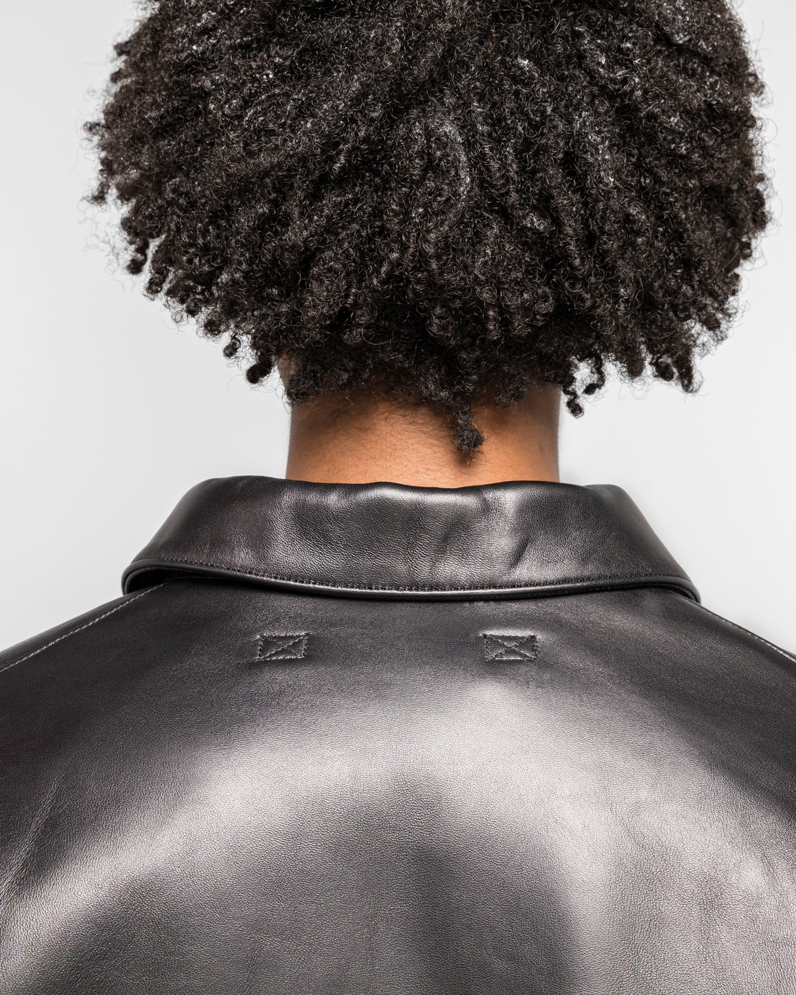 A.PRESSE - Leather Type A-2 Flight Jacket - Black - UP THERE