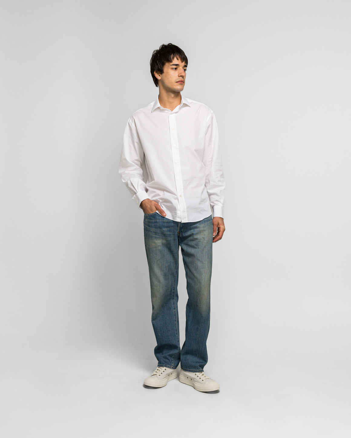 A.PRESSE - No.2 Washed Denim Pants - Indigo - UP THERE