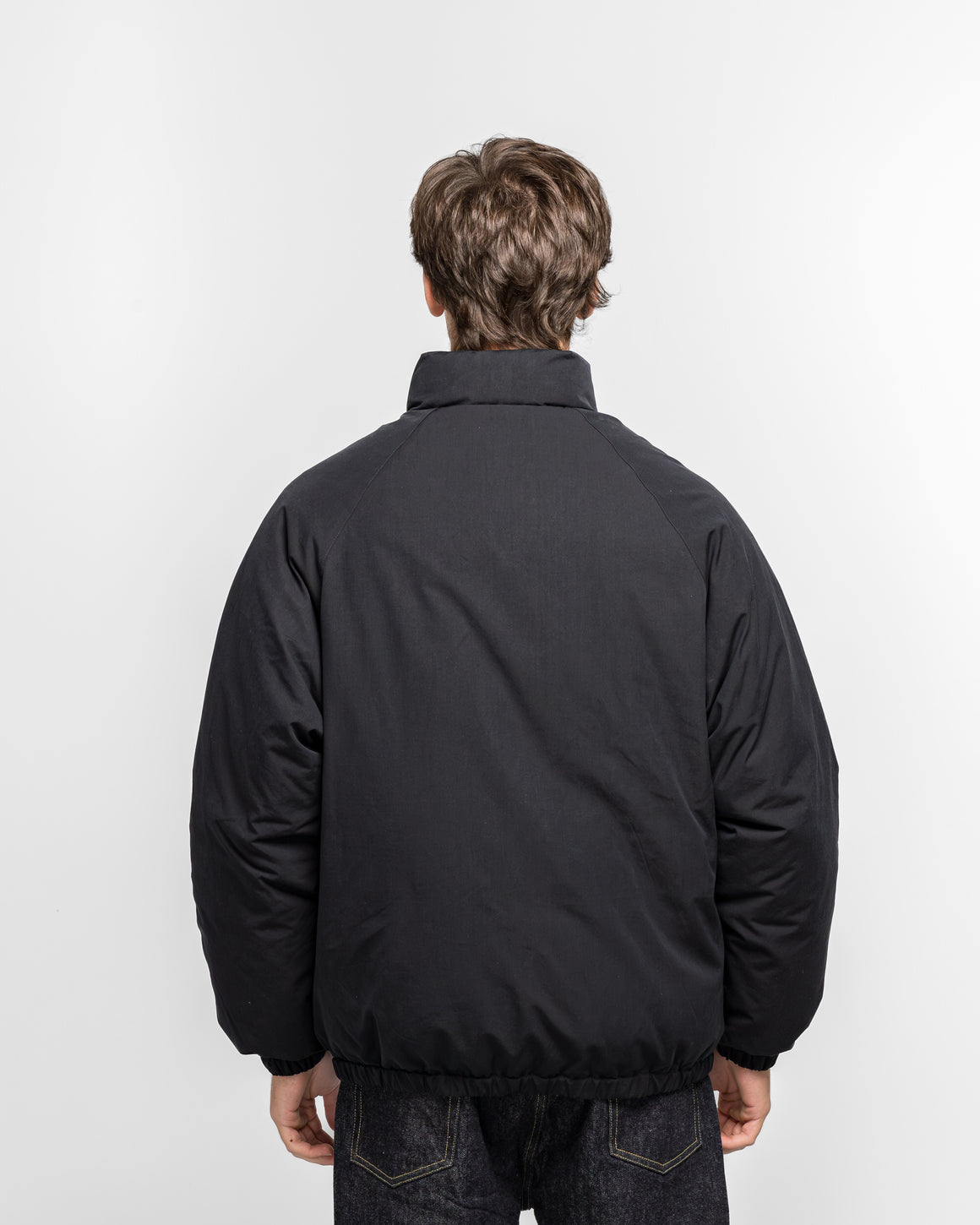 A.PRESSE - Silk Ripstop Ski Down Jacket - Black - UP THERE