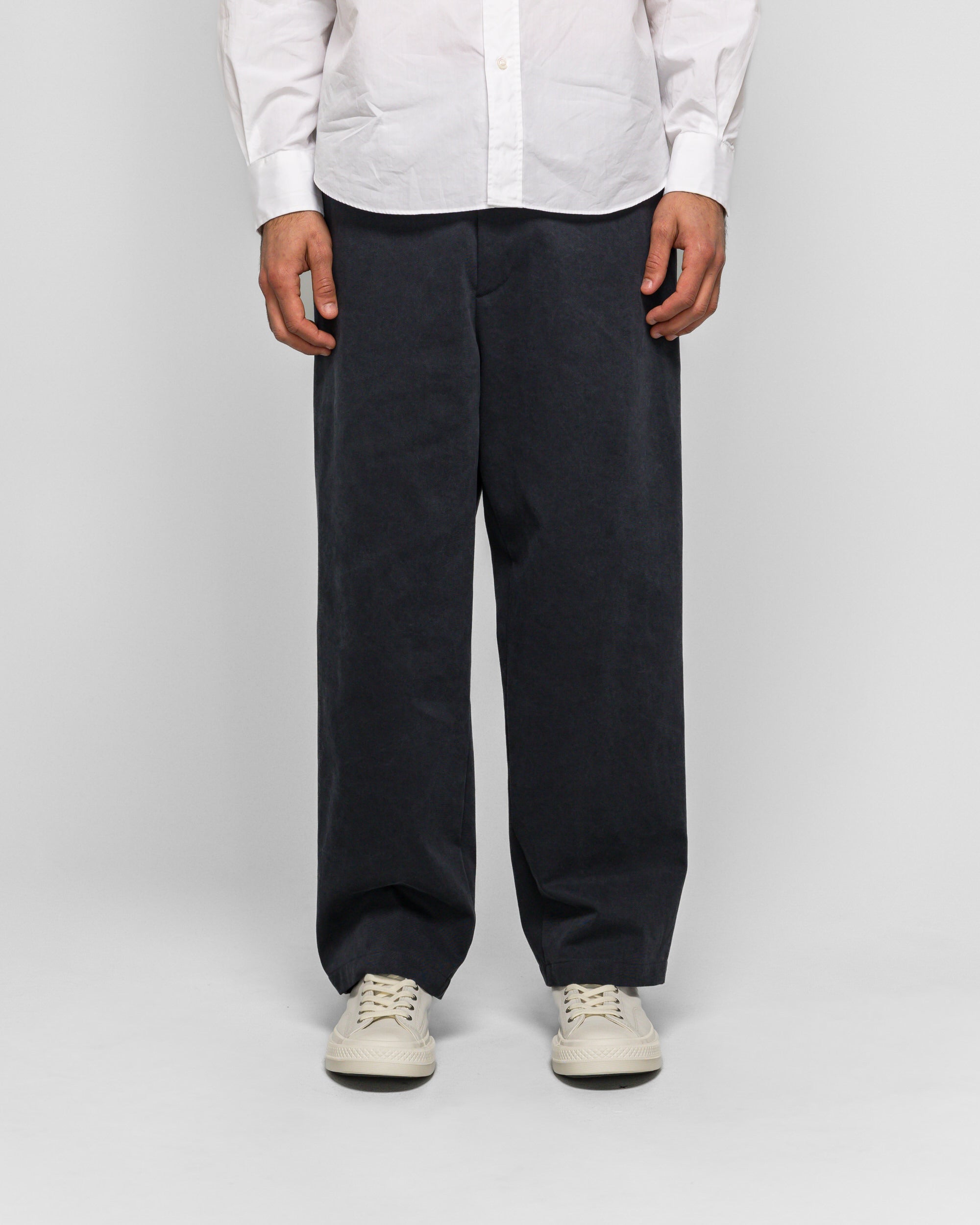 A.PRESSE - Type.3 Chino Trousers - Navy | UP THERE