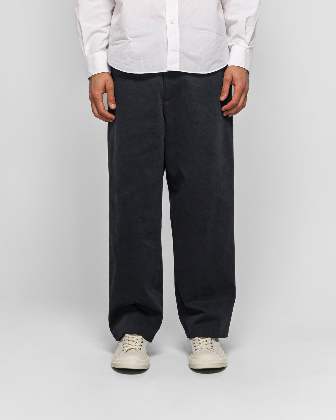 A.PRESSE - Type.3 Chino Trousers - Navy - UP THERE