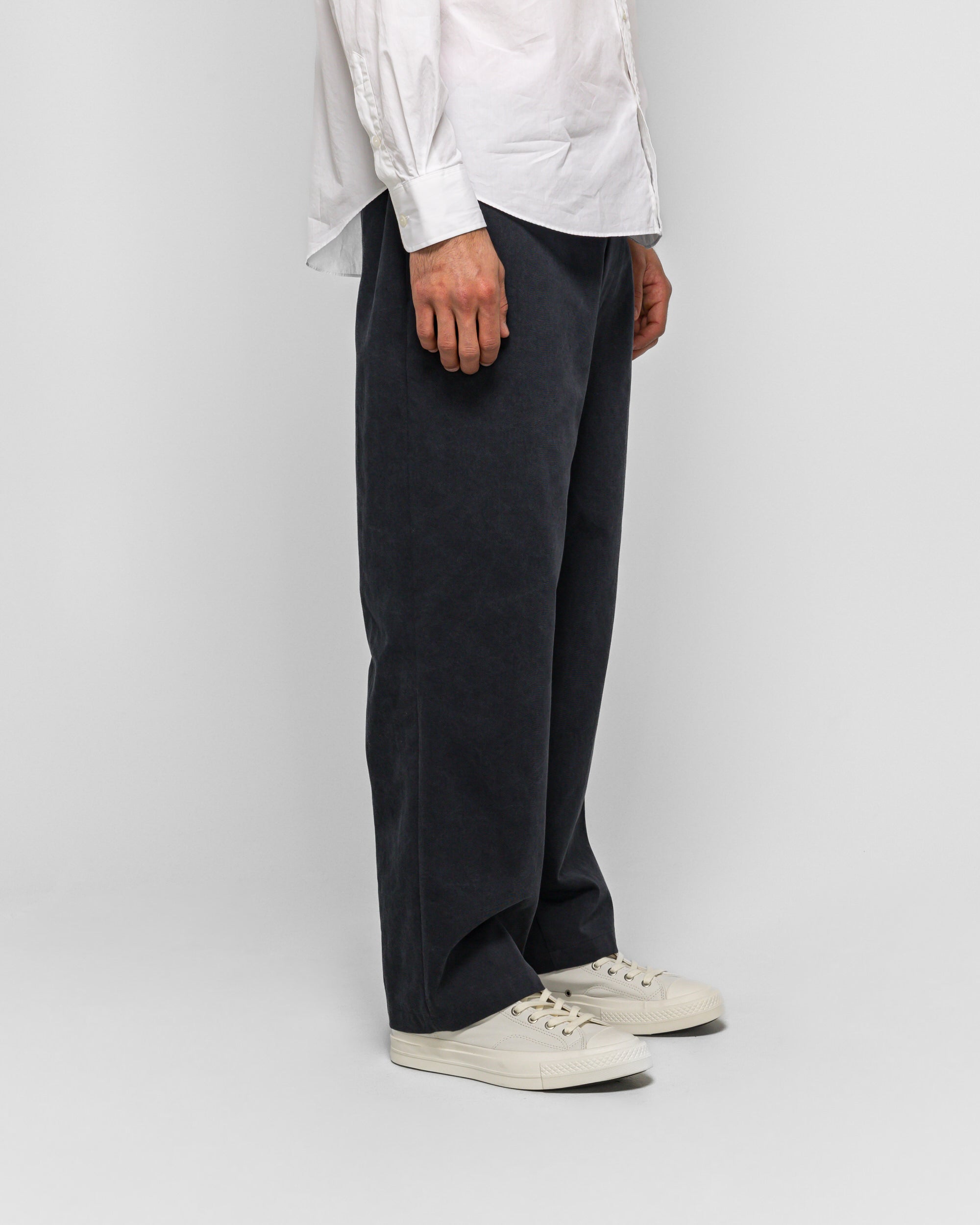 A.PRESSE - Type.3 Chino Trousers - Navy | UP THERE