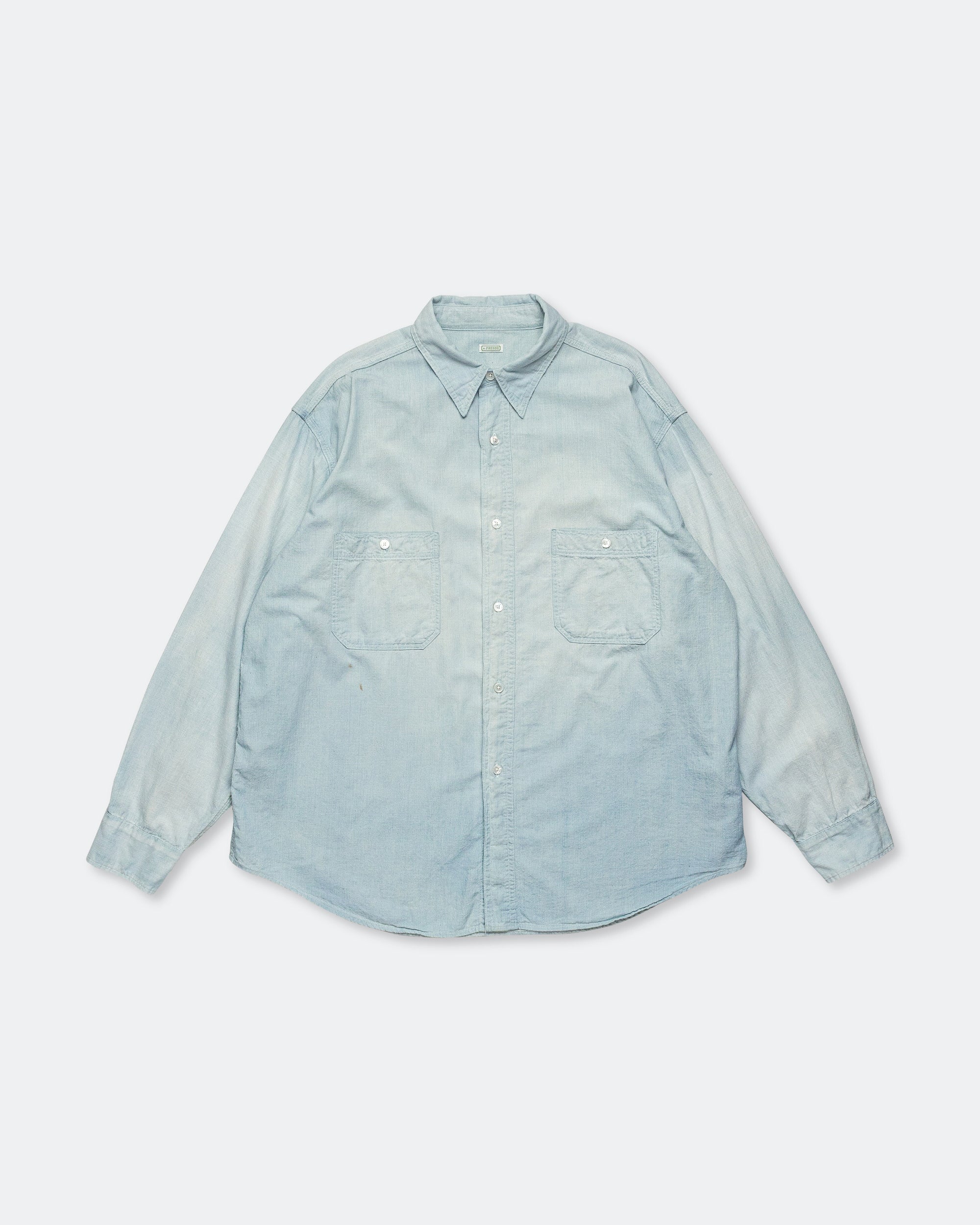 【美品】A.PRESSE Washed Chambray Shirt A.PRESSE 