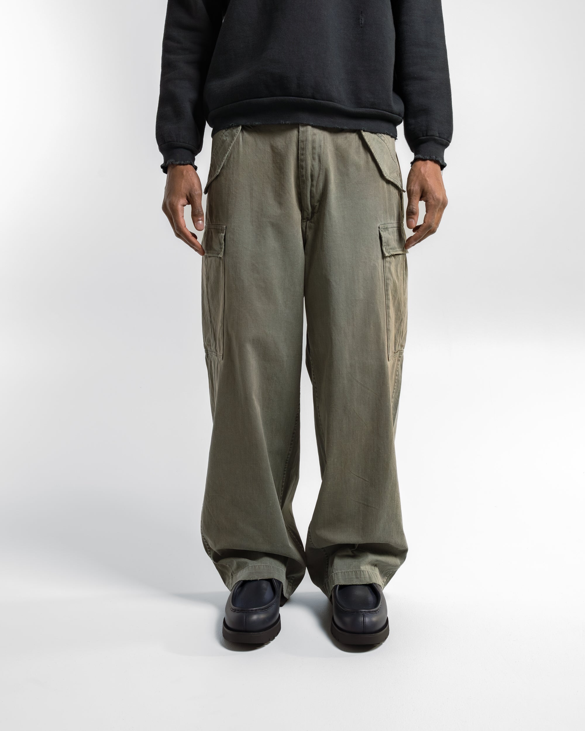 A.PRESSE - Vintage M-51 Pants - Sage | UP THERE