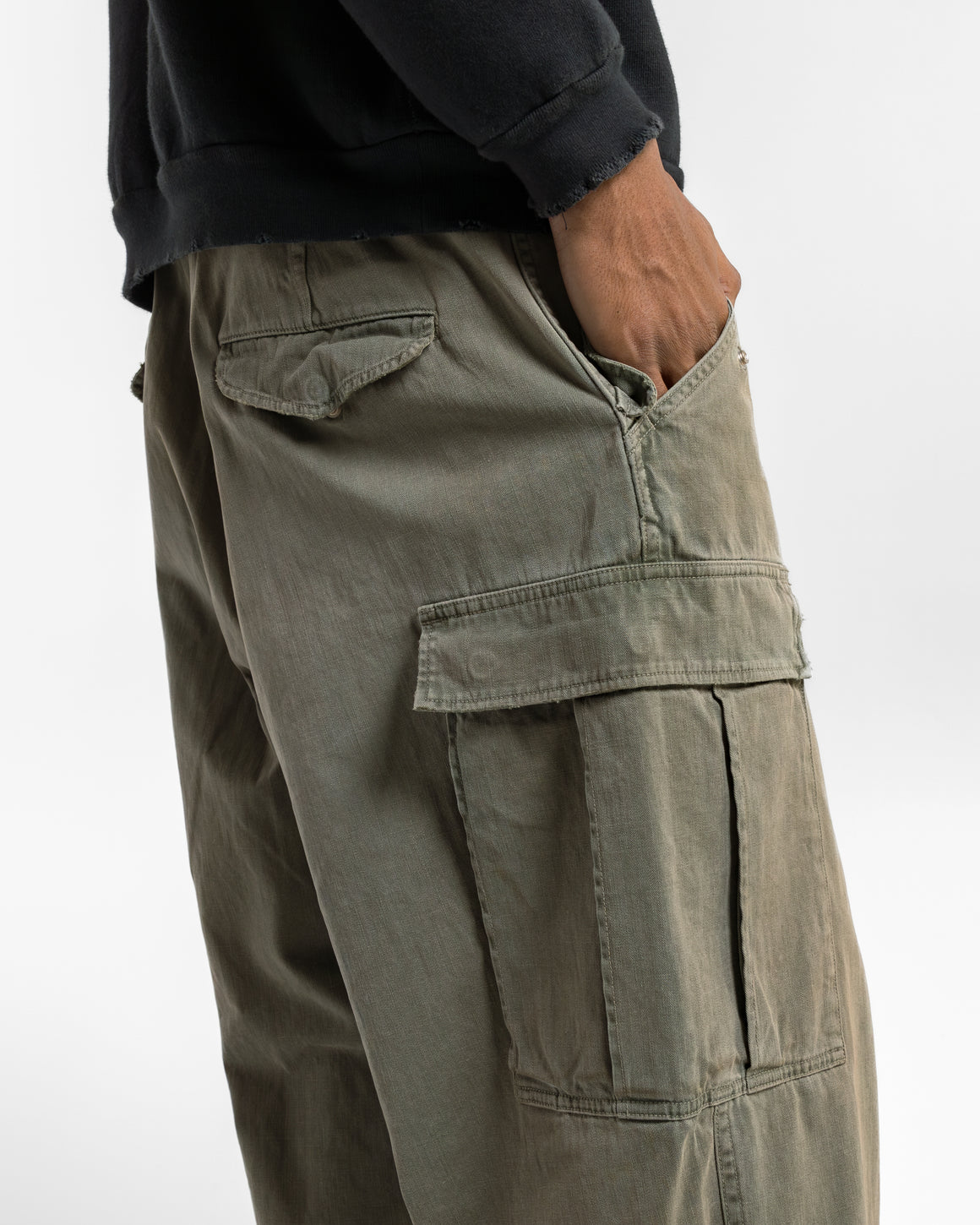 A.PRESSE - Vintage M-51 Pants - Sage | UP THERE