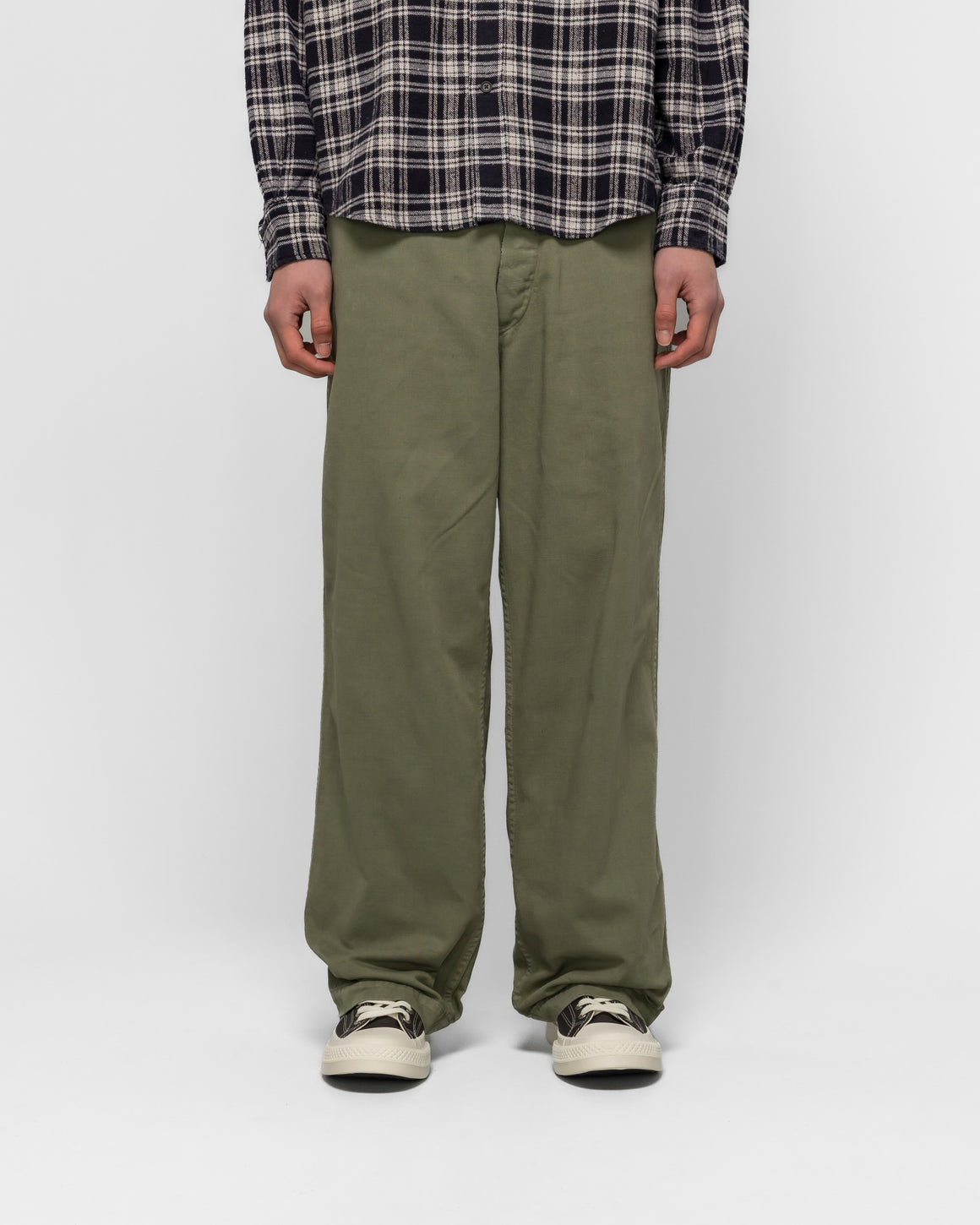 A.PRESSE - Vintage P-58 Utility Pants - Sage - UP THERE