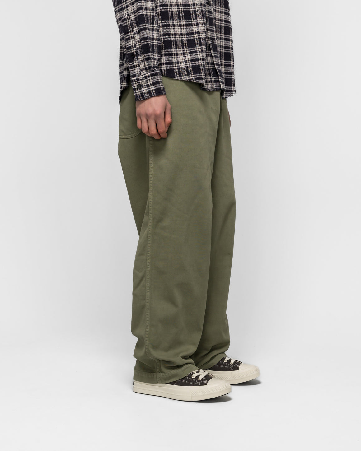 A.PRESSE - Vintage P-58 Utility Pants - Sage - UP THERE
