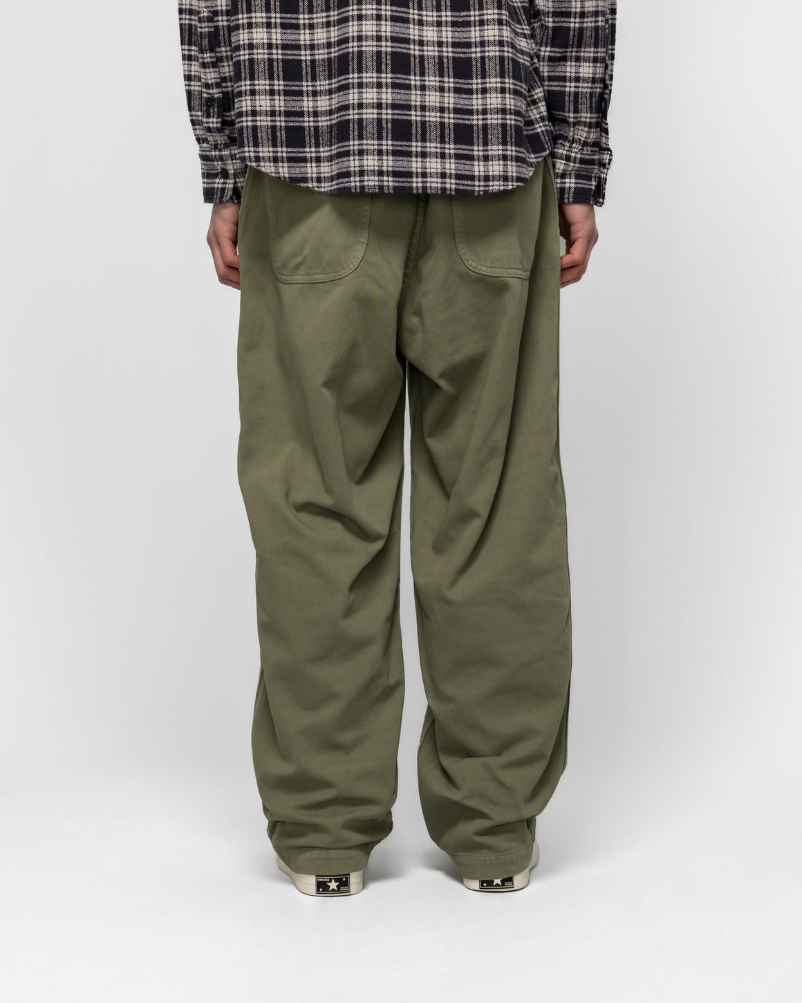 A.PRESSE - Vintage P-58 Utility Pants - Sage - UP THERE