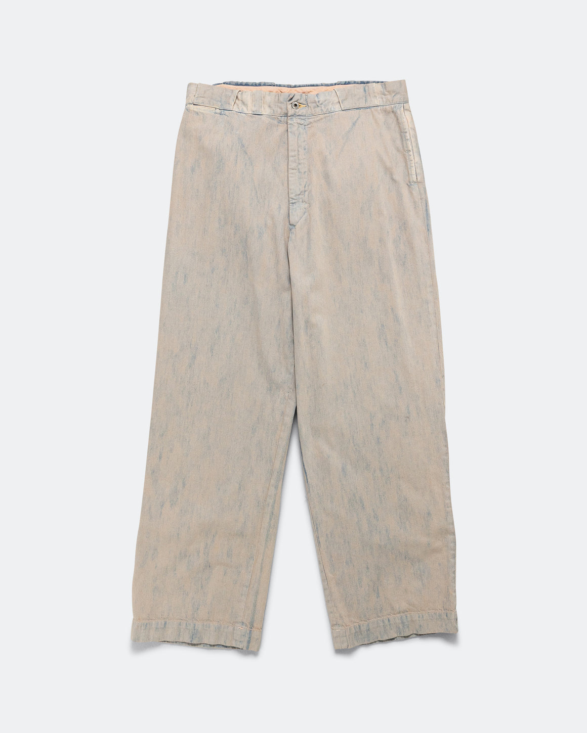 A.PRESSE - Vintage Prisoner Denim Pants - Bleach - UP THERE
