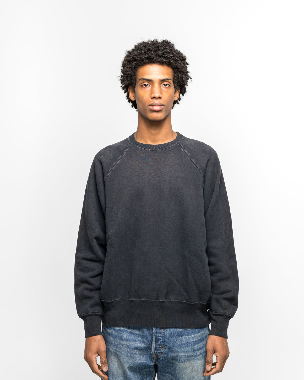 A.PRESSE - Vintage Sweatshirt - Black - UP THERE