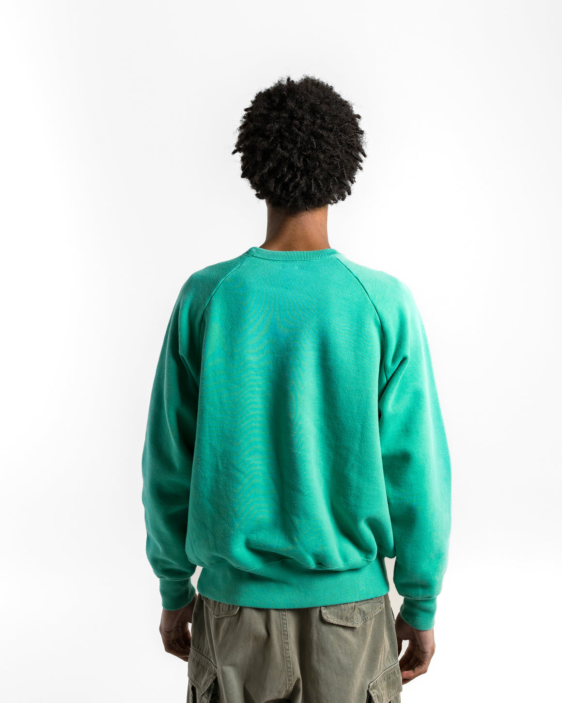 A.PRESSE - Vintage Sweatshirt - Green | UP THERE