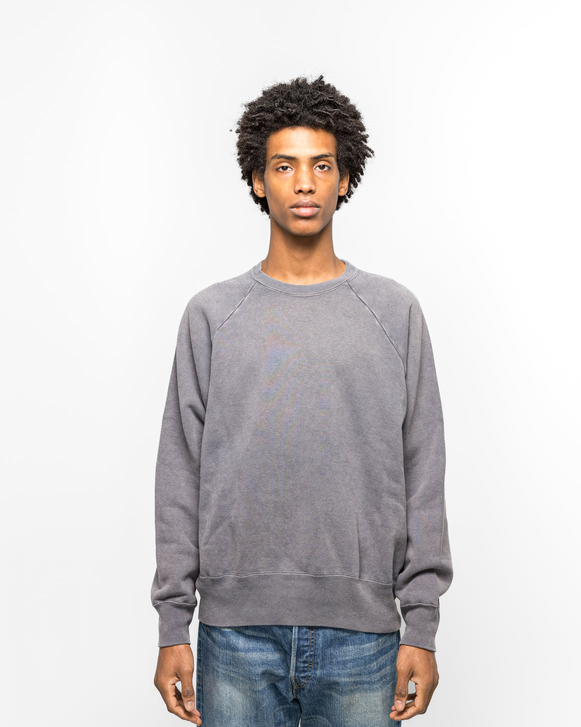 A.PRESSE - Vintage Sweatshirt - Grey - UP THERE