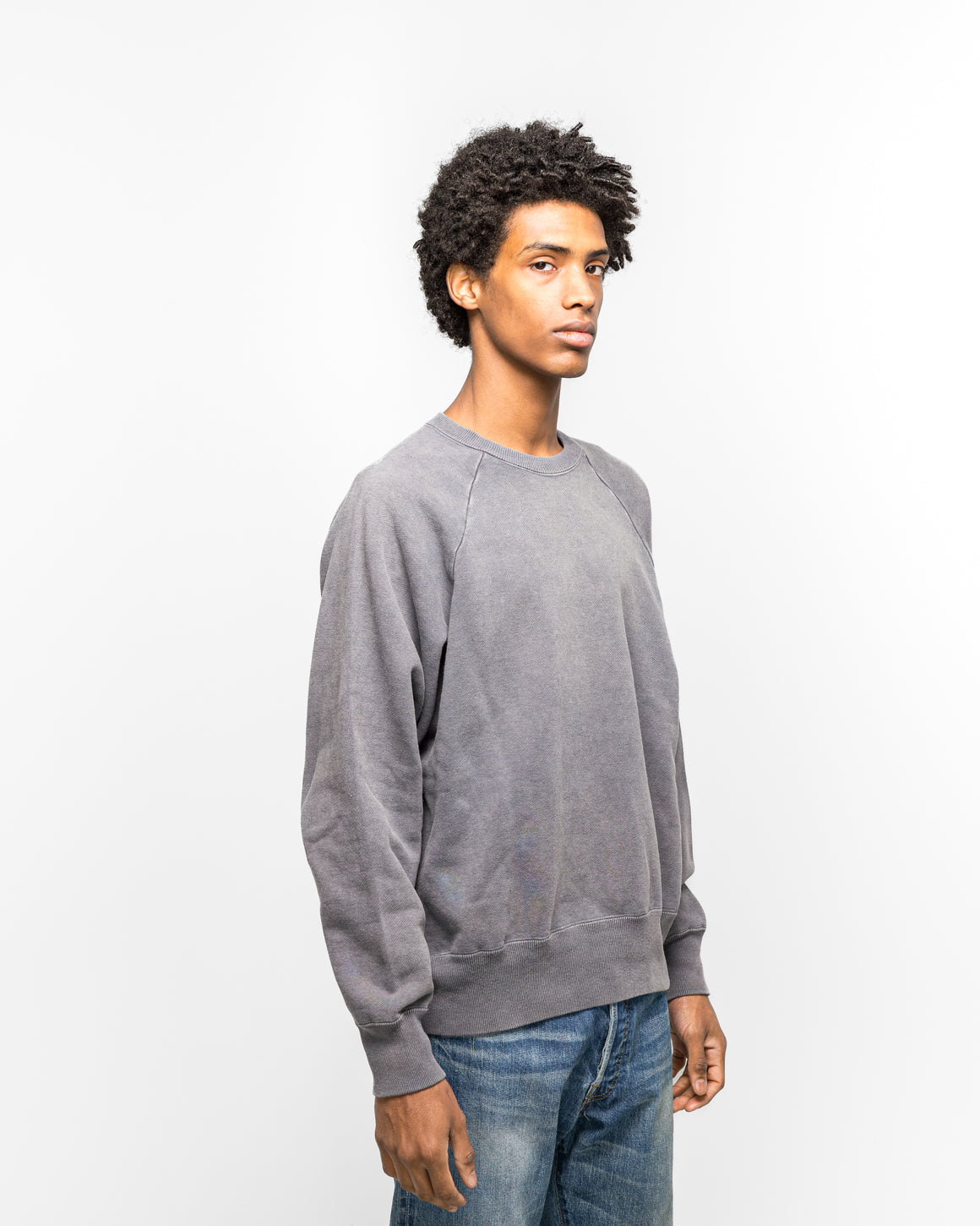 A.PRESSE - Vintage Sweatshirt - Grey - UP THERE