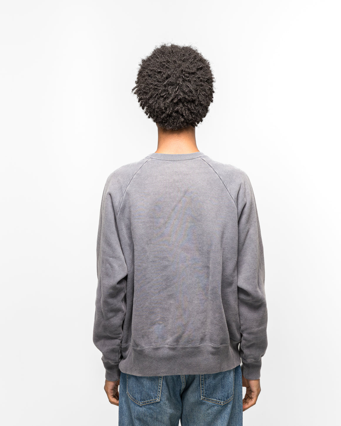 A.PRESSE - Vintage Sweatshirt - Grey - UP THERE