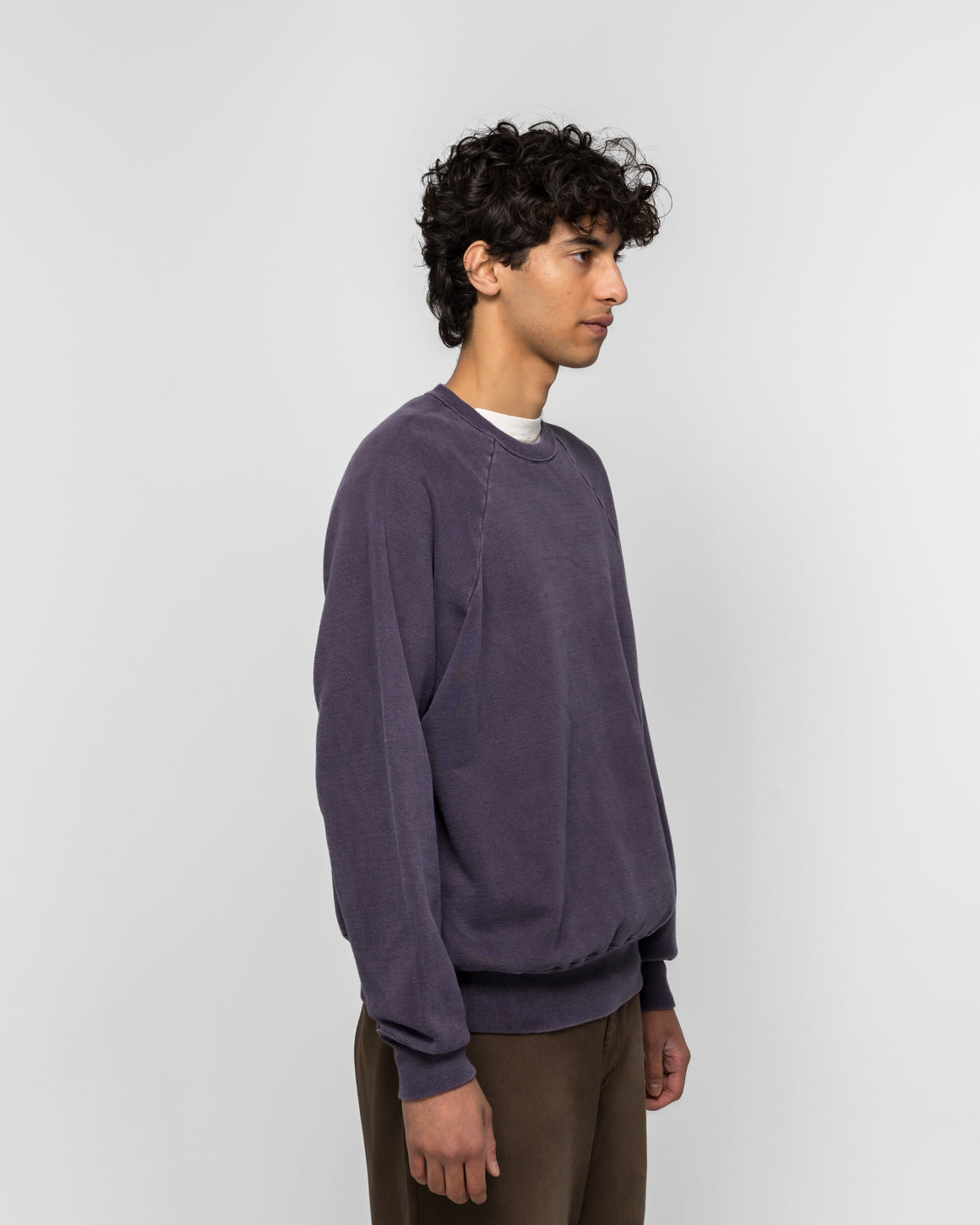 A.PRESSE - Vintage Sweatshirt - Purple - UP THERE