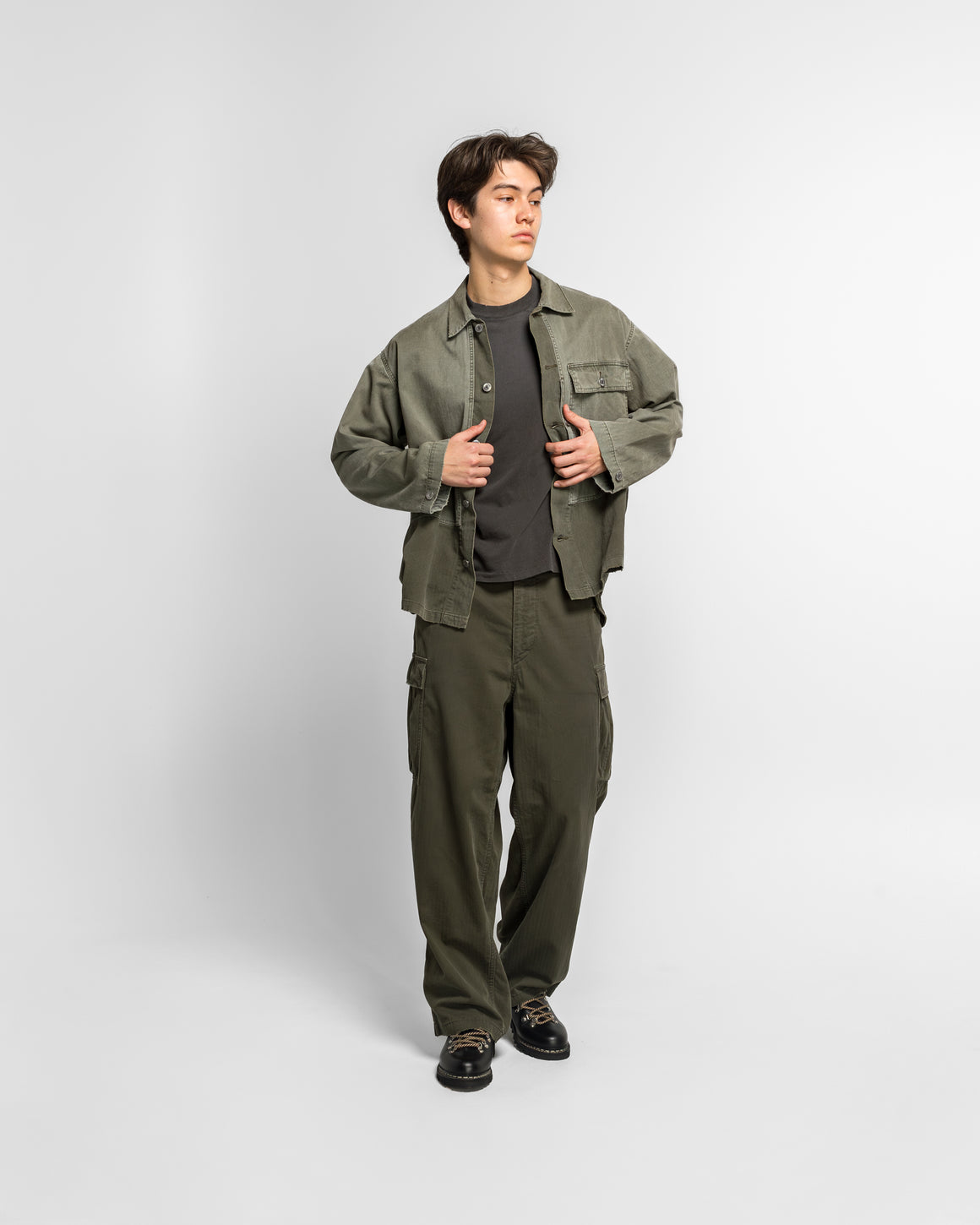 A.PRESSE - Vintage USMA HBT M-44 Jacket - Sage - UP THERE