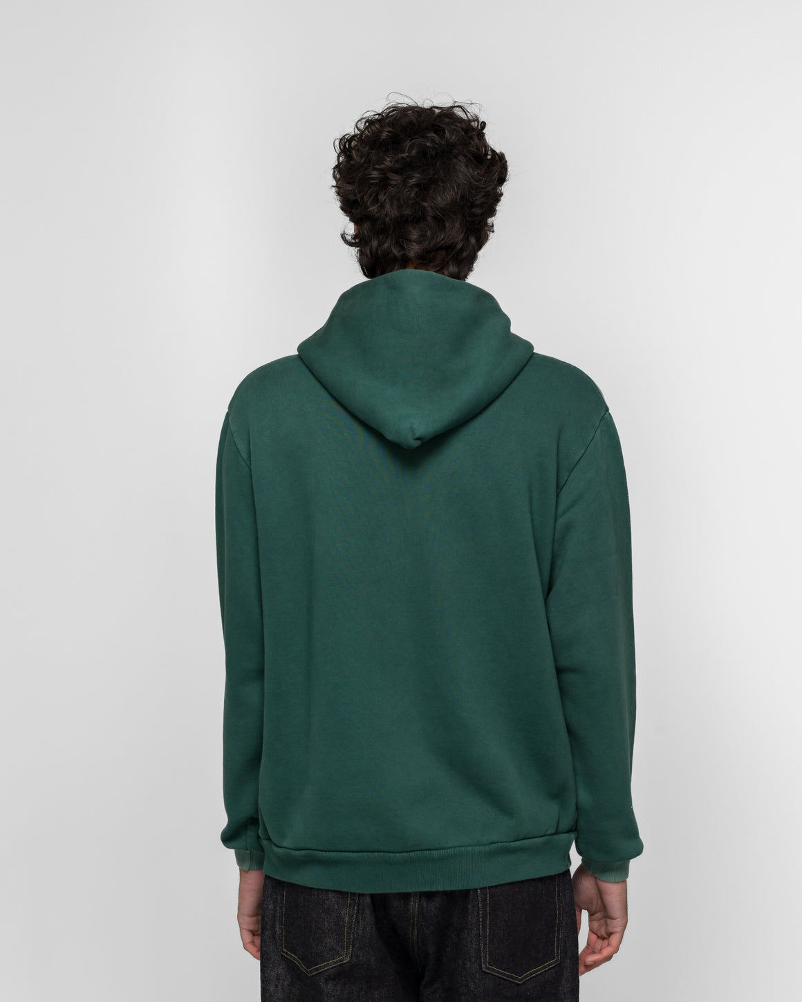 A.PRESSE - Vintage Zip Sweat Hoodie - Green - UP THERE
