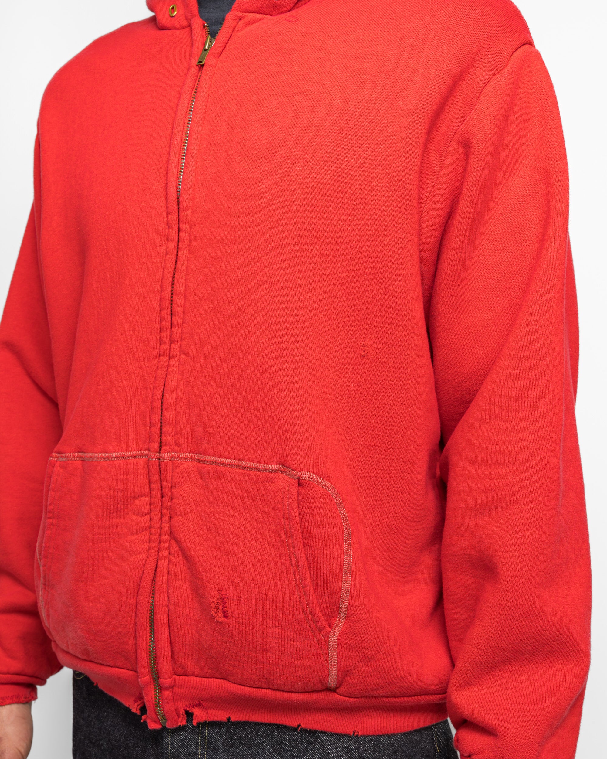 A.PRESSE - Vintage Zip Sweat Hoodie 4 A.PRESSE Vintage Half Zip