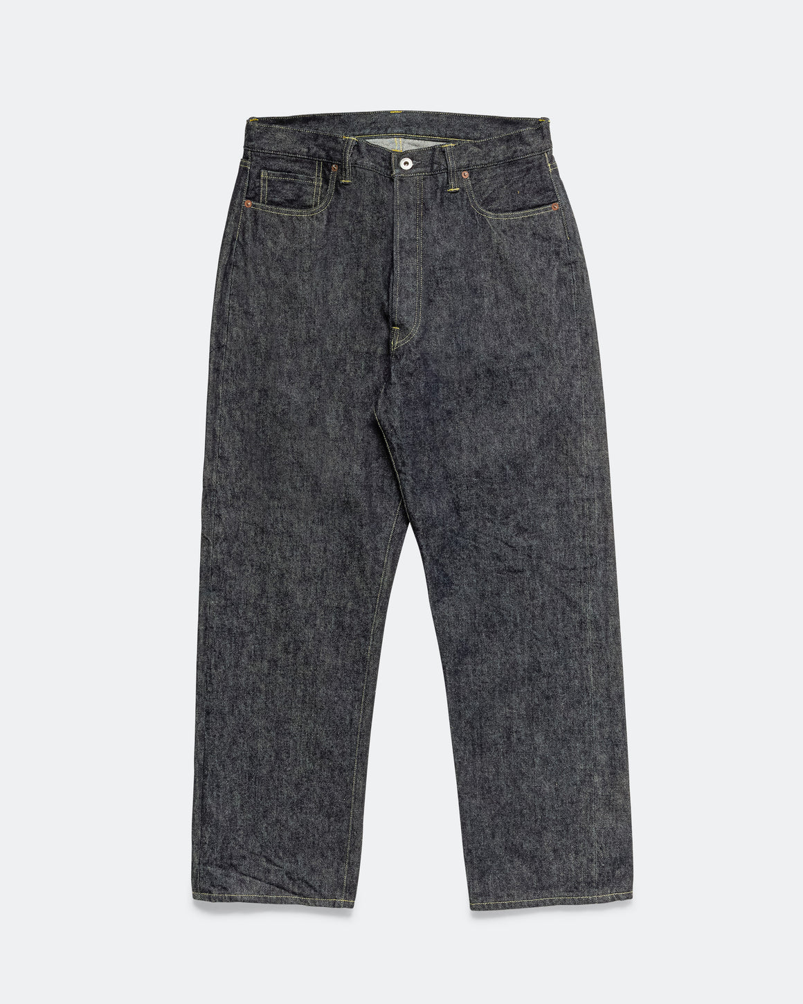 A.PRESSE - Washed Denim Wide Pants - Indigo - UP THERE