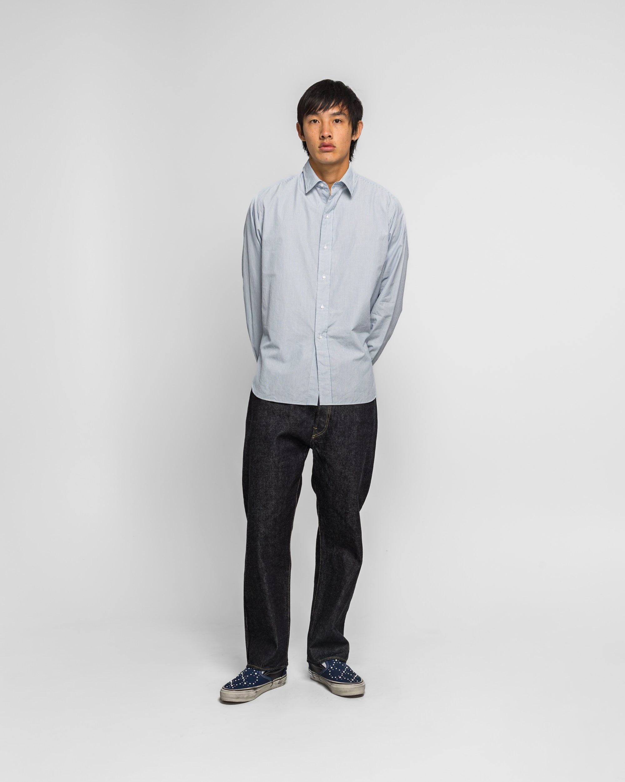 A.PRESSE - Washed Denim Wide Pants - One Wash | UP THERE
