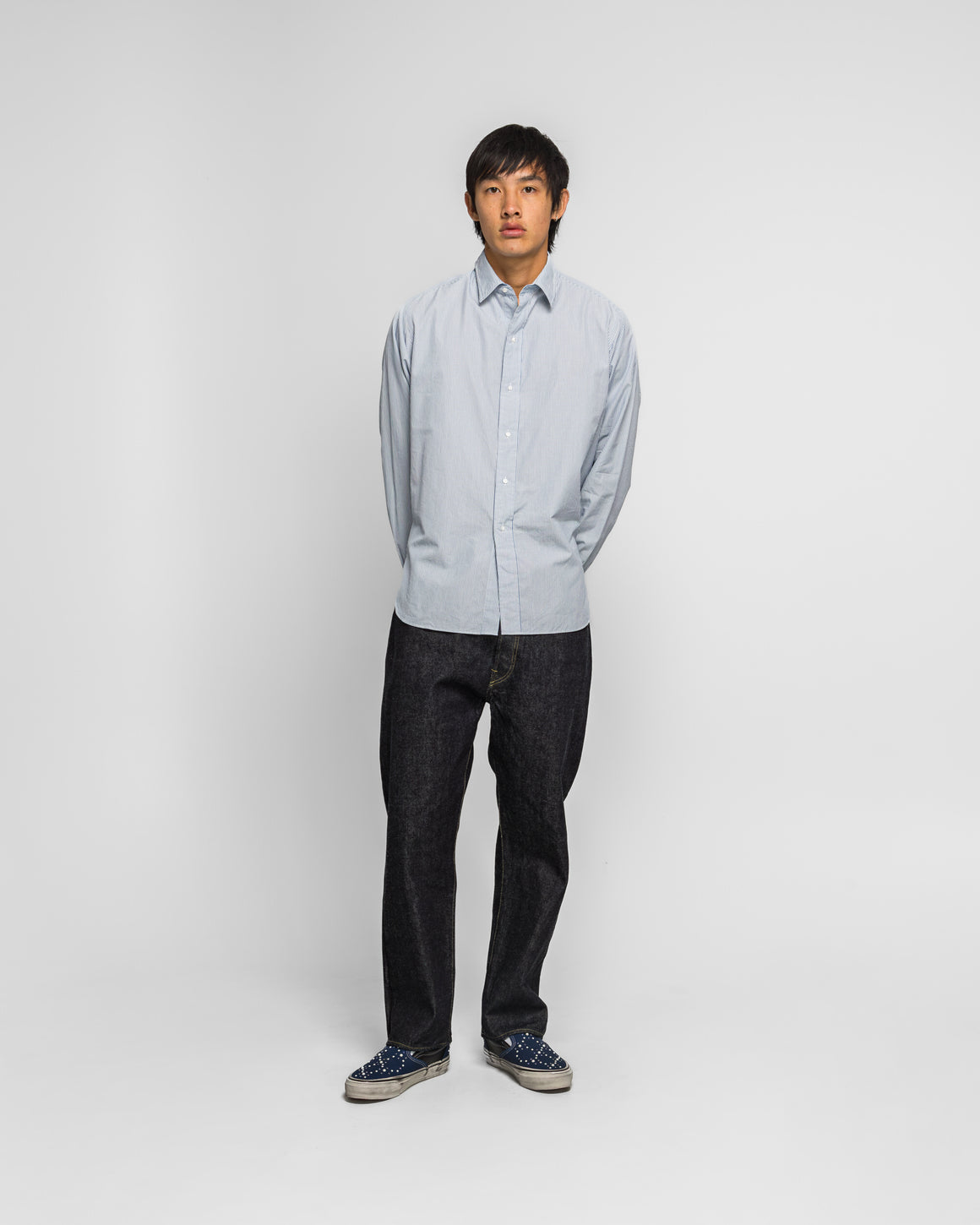 A.PRESSE - Washed Denim Wide Pants - One Wash - UP THERE