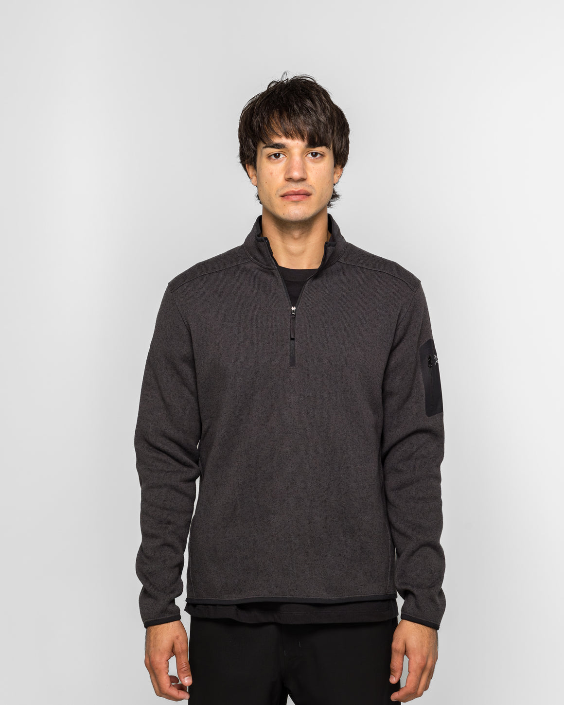 Arc'Teryx - Covert 1/2 Zip - Black Heather II - UP THERE