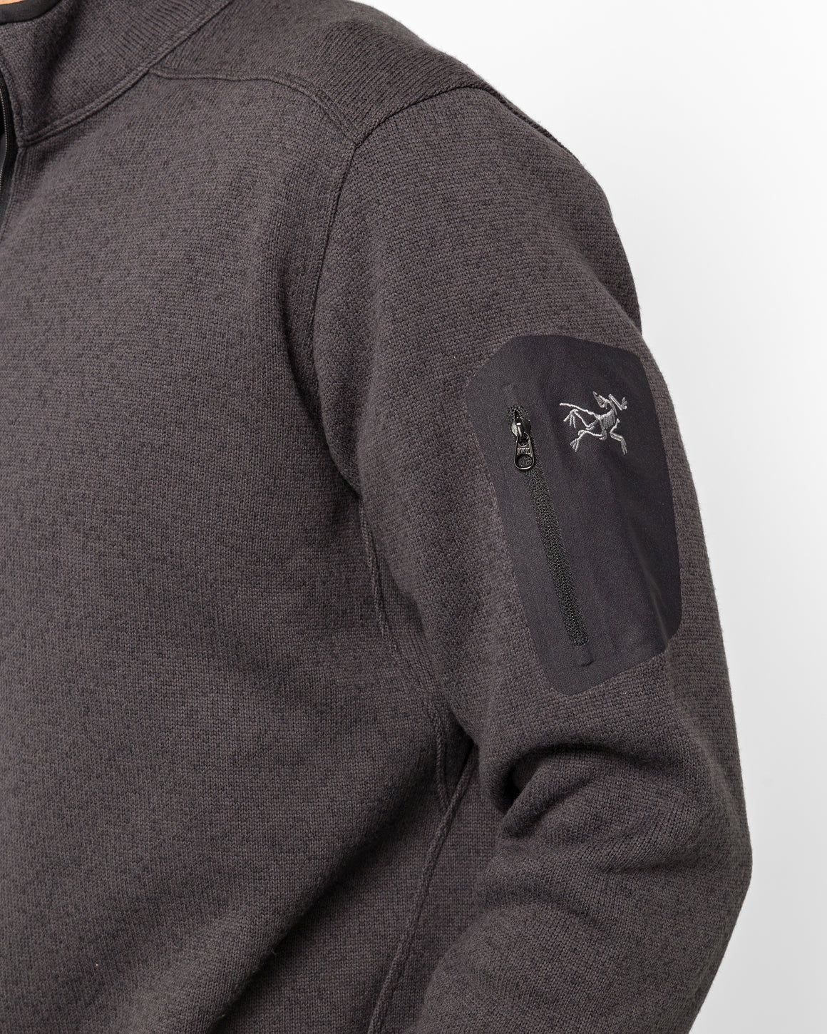 Arc'Teryx - Covert 1/2 Zip - Black Heather II - UP THERE