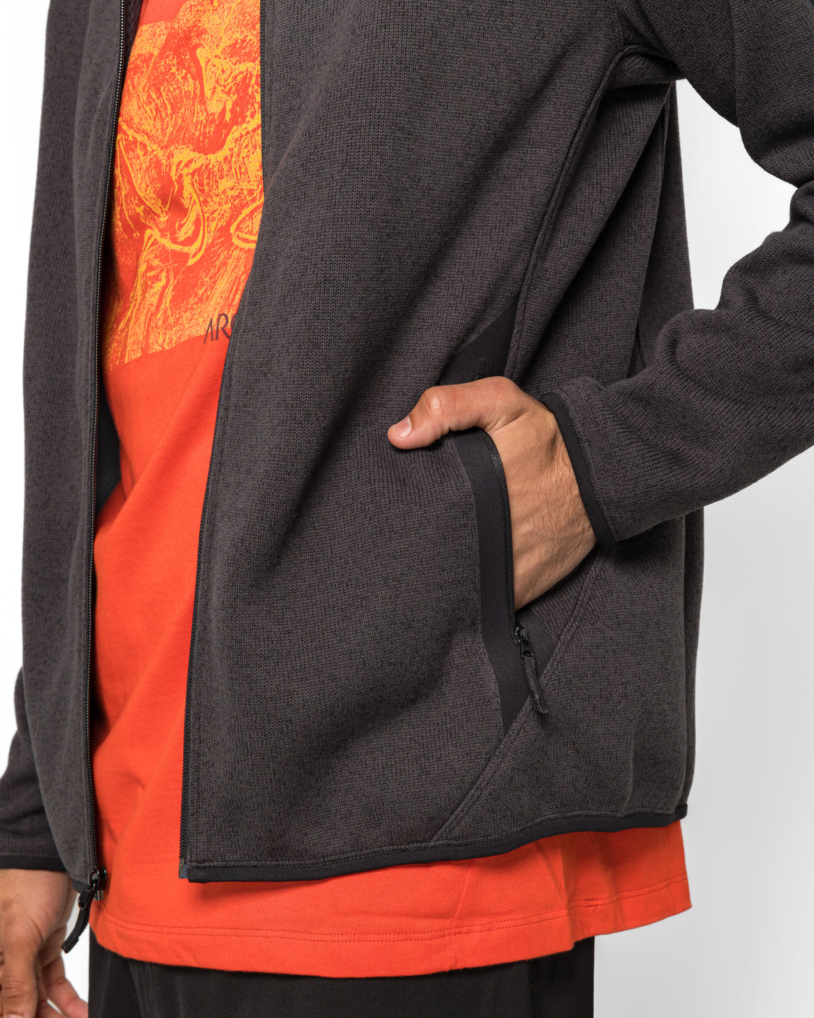 Arc'Teryx - Covert Cardigan - Black Heather II - UP THERE