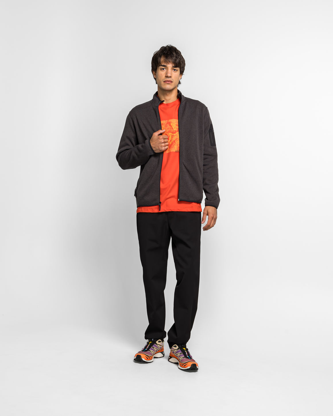 Arc'Teryx - Covert Cardigan - Black Heather II - UP THERE