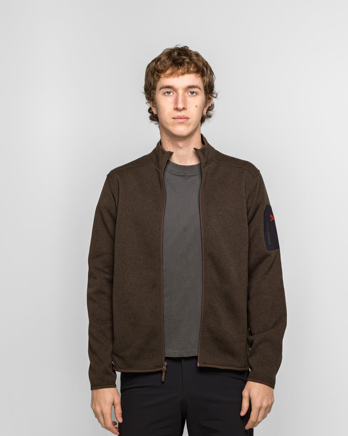 Arc'Teryx - Covert Cardigan - Carob Heather/Black - UP THERE