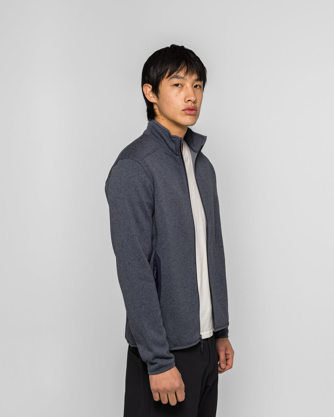 Arc'Teryx - Covert Cardigan - Dk Stratus Heather/Black - UP THERE