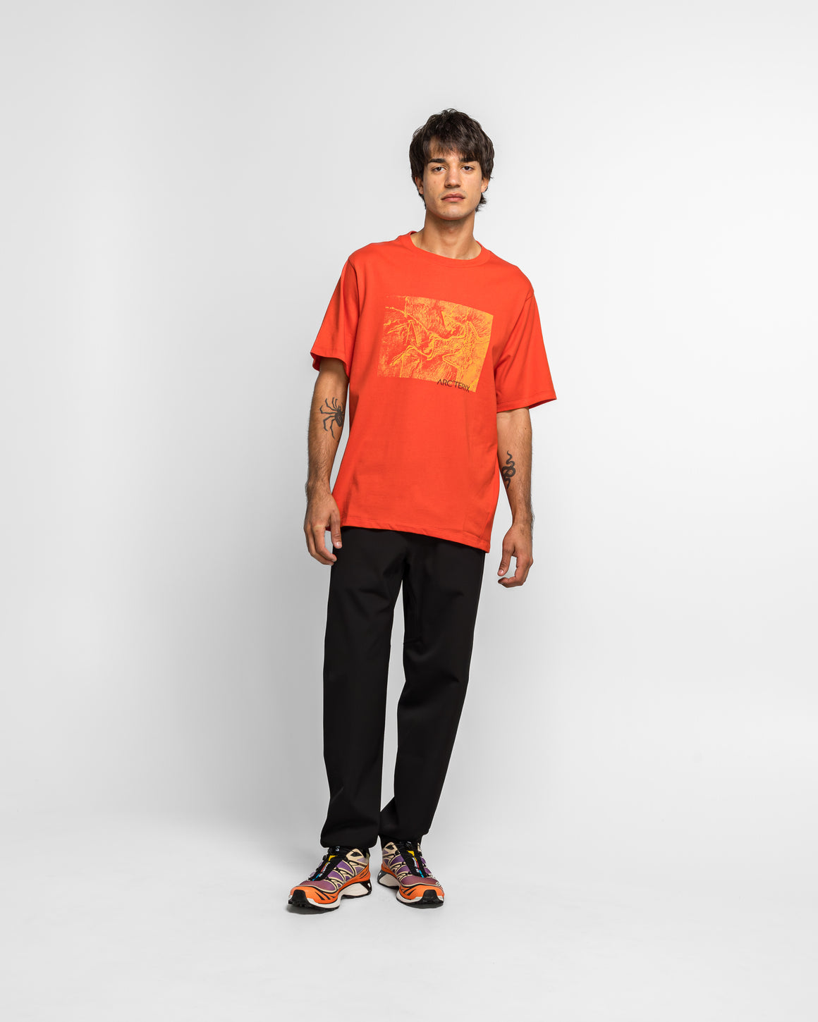 Arc'Teryx - Kragg Cotton Lithographica SS - Dynasty - UP THERE