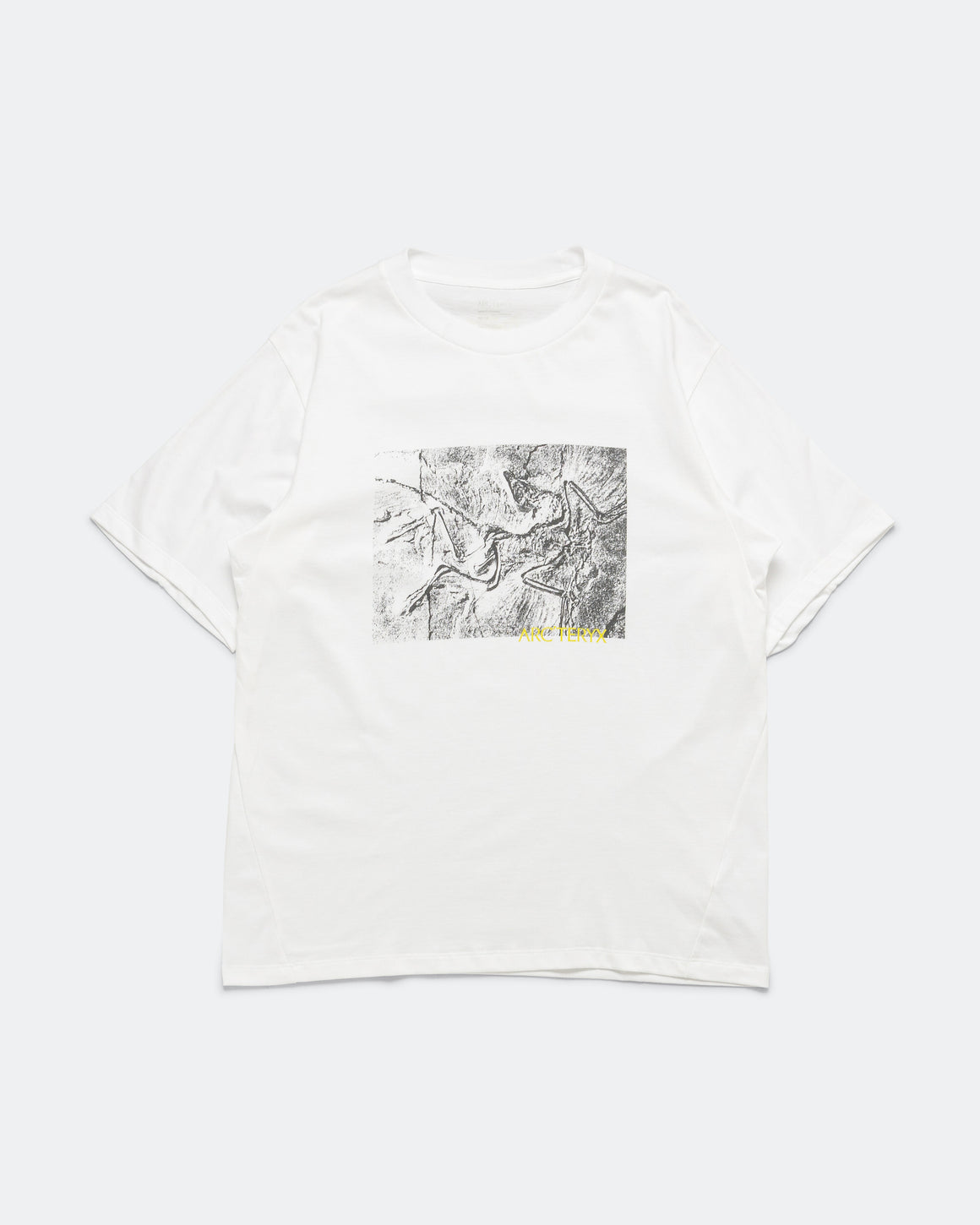 Arc'Teryx - Kragg Cotton Lithographica SS - White Light - UP THERE