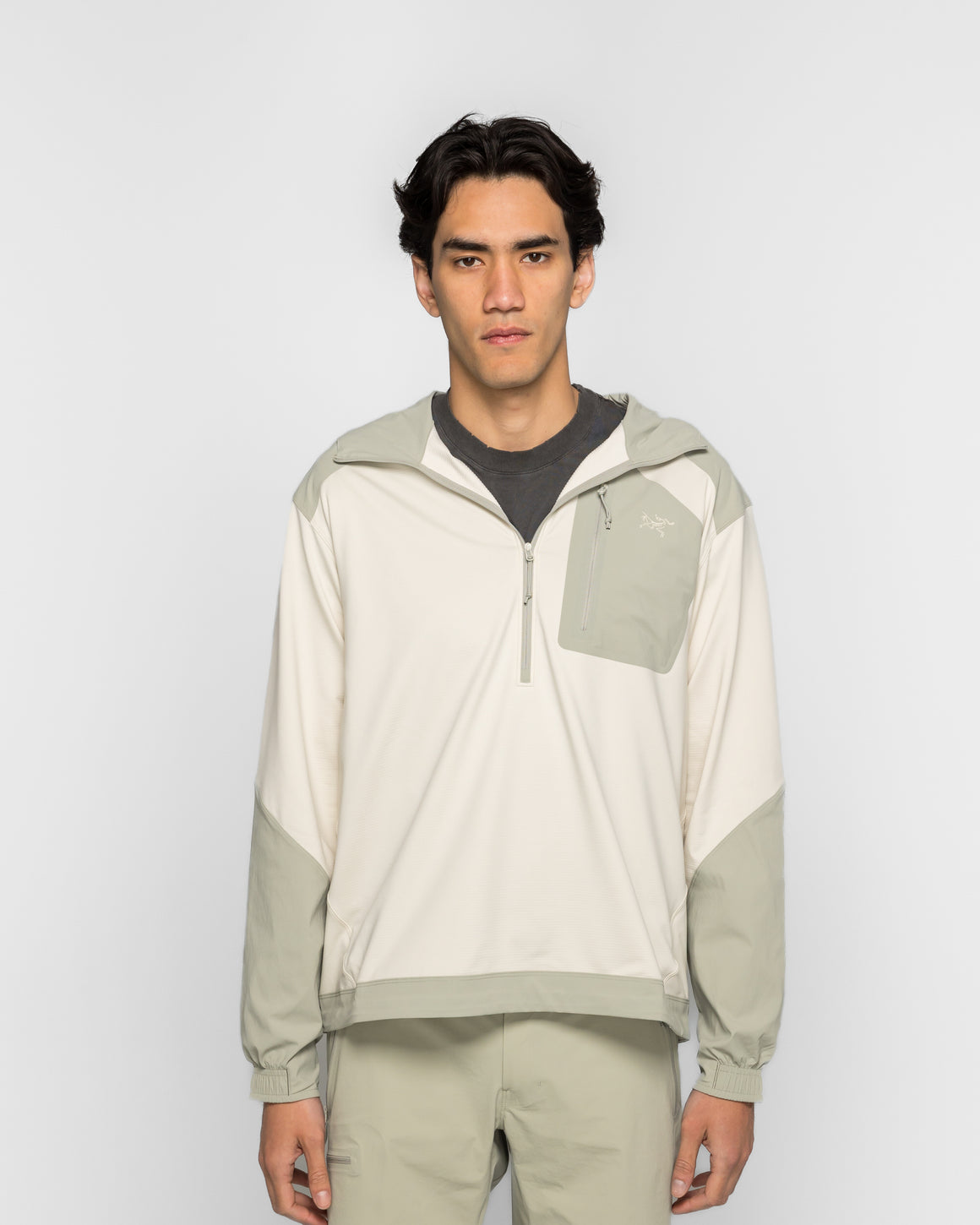 Arc'Teryx - Mens Konseal SL Pullover Hoody - Sea Salt/Habitat - UP THERE