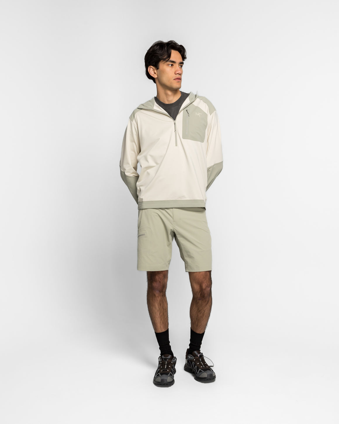 Arc'Teryx - Mens Konseal SL Pullover Hoody - Sea Salt/Habitat - UP THERE