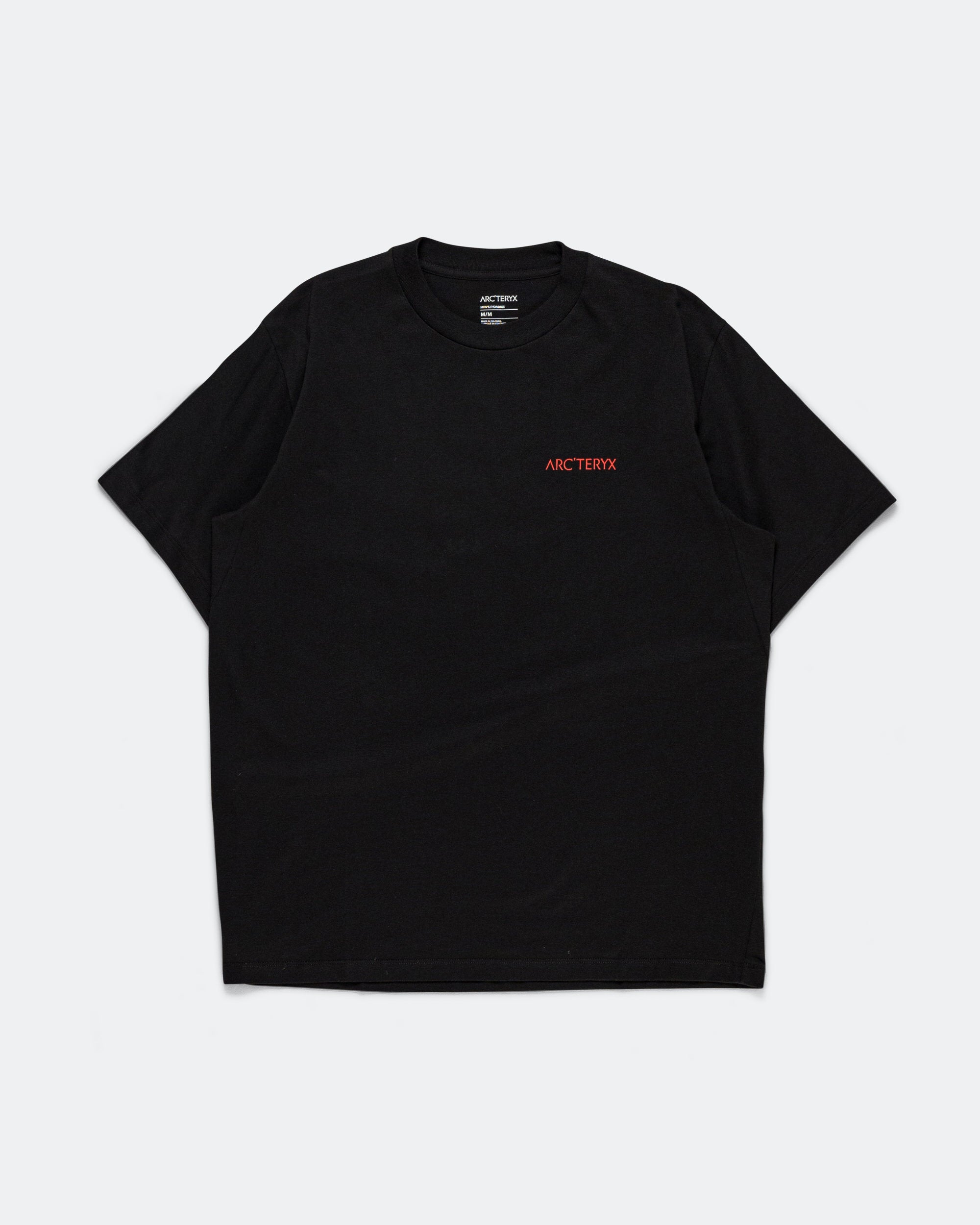 Arc'Teryx - Mens Kragg SL Cotton Blurred Bird SS - Black/Dynasty