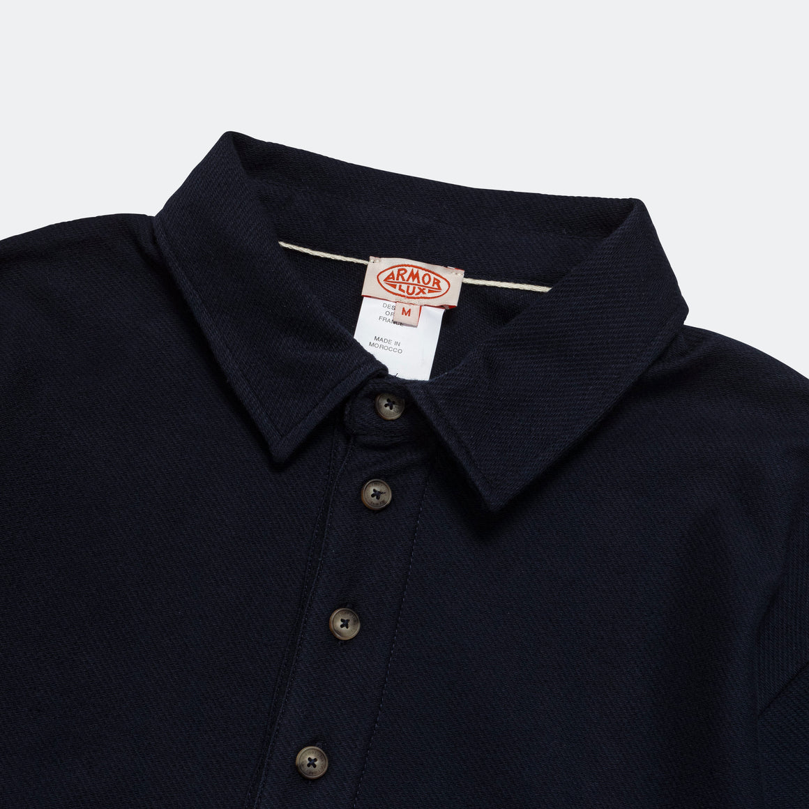 Armor Lux - Heritage LS Polo - Marine - UP THERE