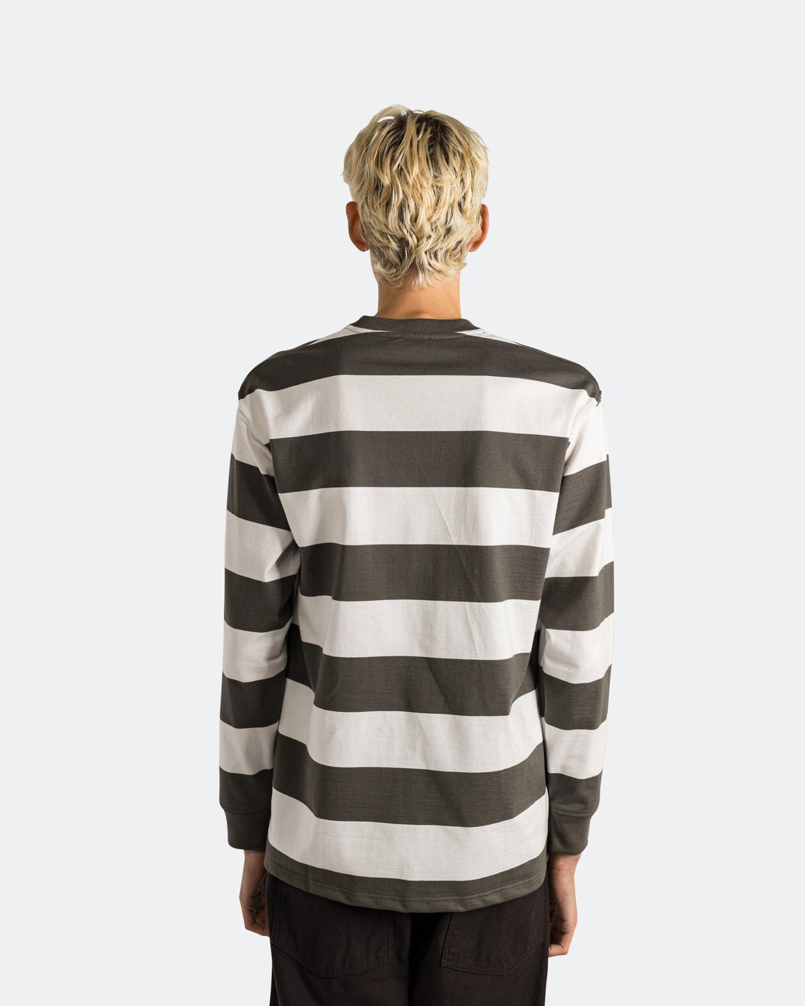 Armor Lux - Heritage Mariniere LS T-Shirt - Chimera Green/Milk - UP THERE