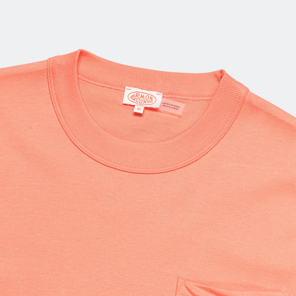 Armor Lux - Heritage Pocket T-Shirt - Coral - UP THERE