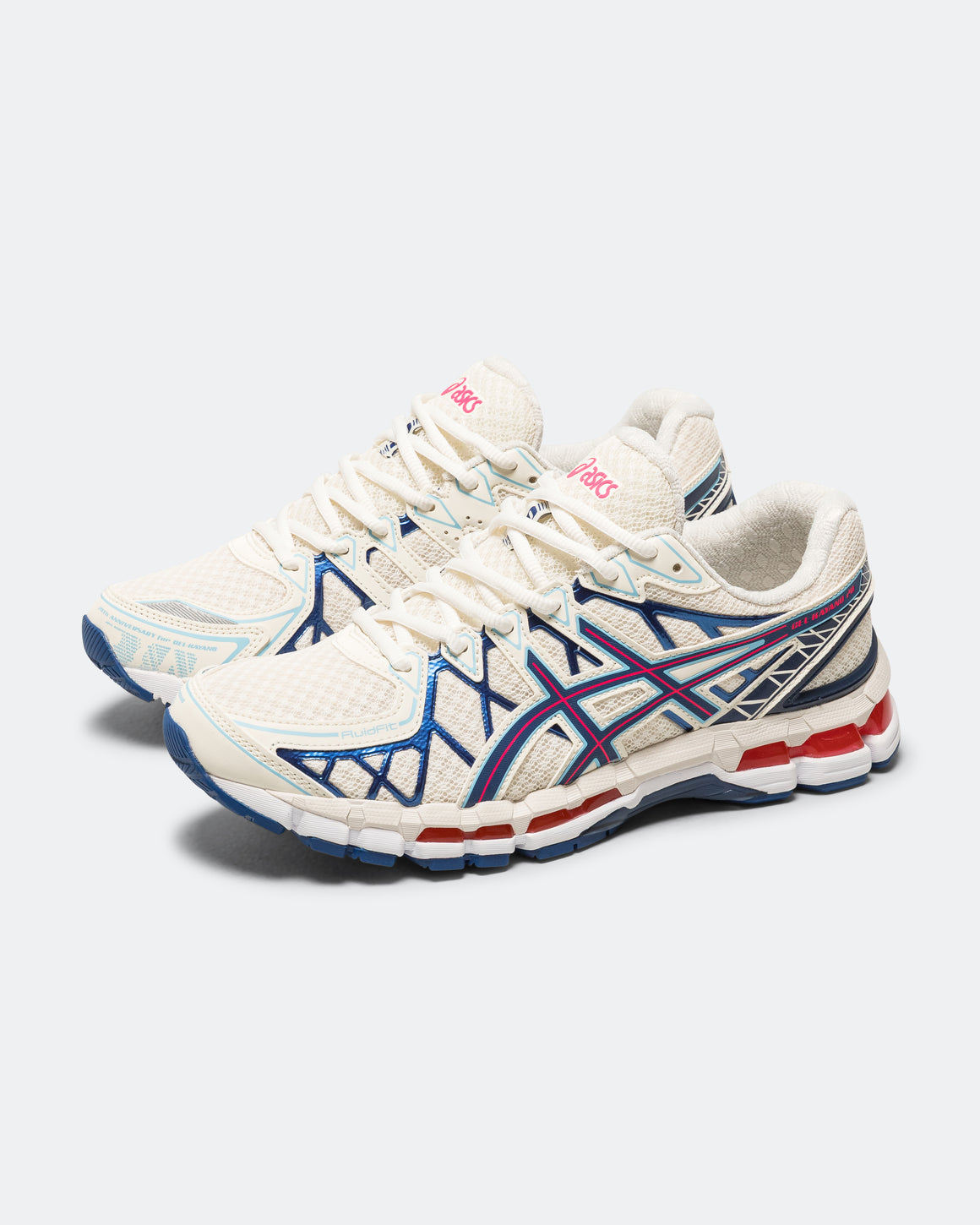 Asics - GEL-Kayano 20 - Cream/Deep Marine - UP THERE