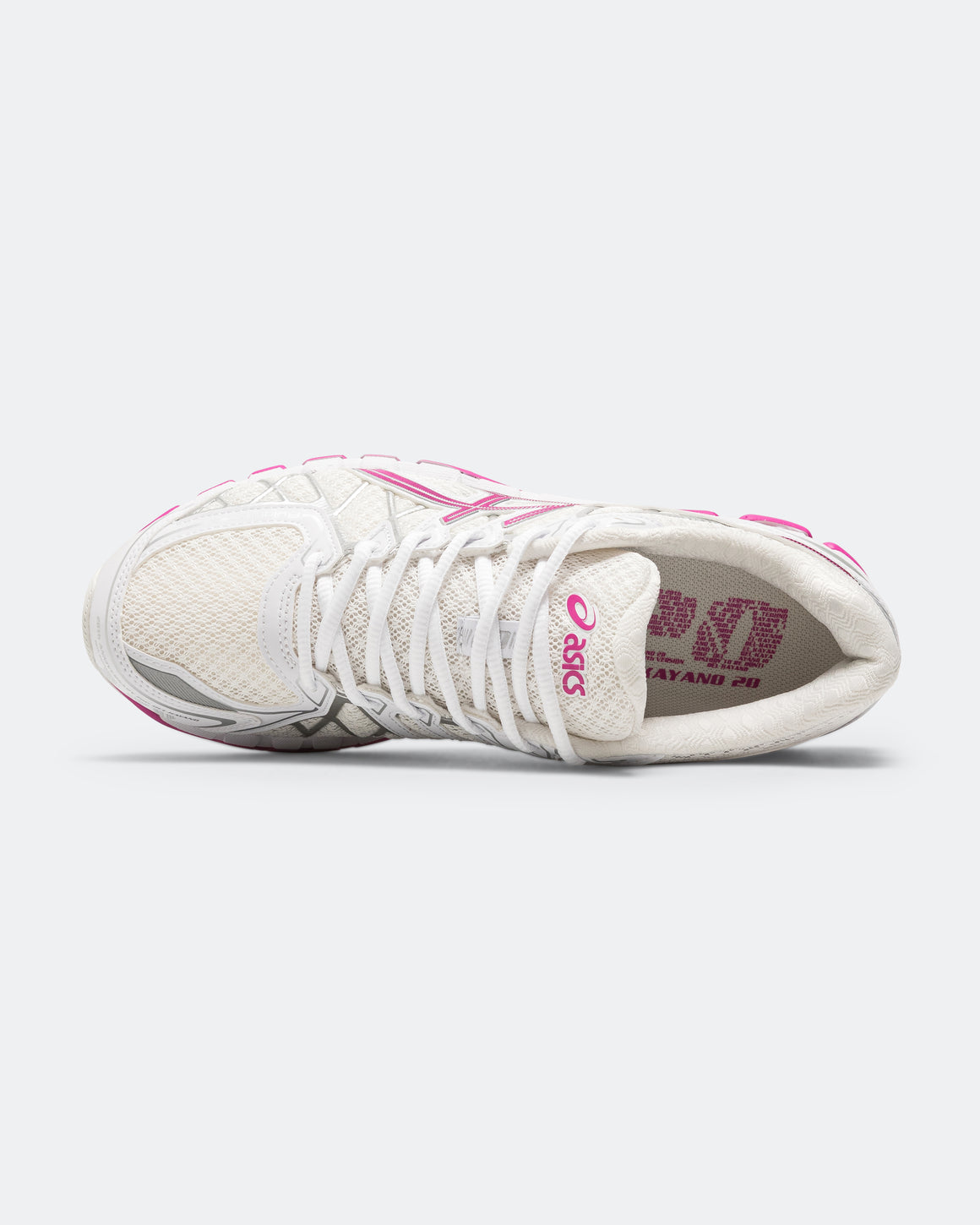 Asics - GEL-Kayano 20 - White/Raspberry - UP THERE