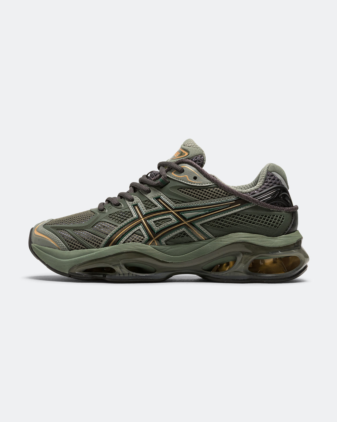 Asics - GEL-Kinetic 2.0 - Obsidian Grey/Olive Canvas - UP THERE