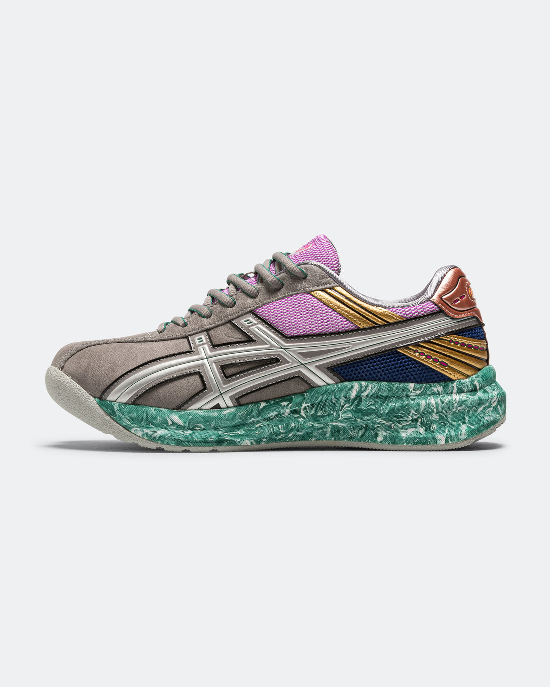 Asics - Womens LSAYA FF II - Clay Green/Jasper Green - UP THERE